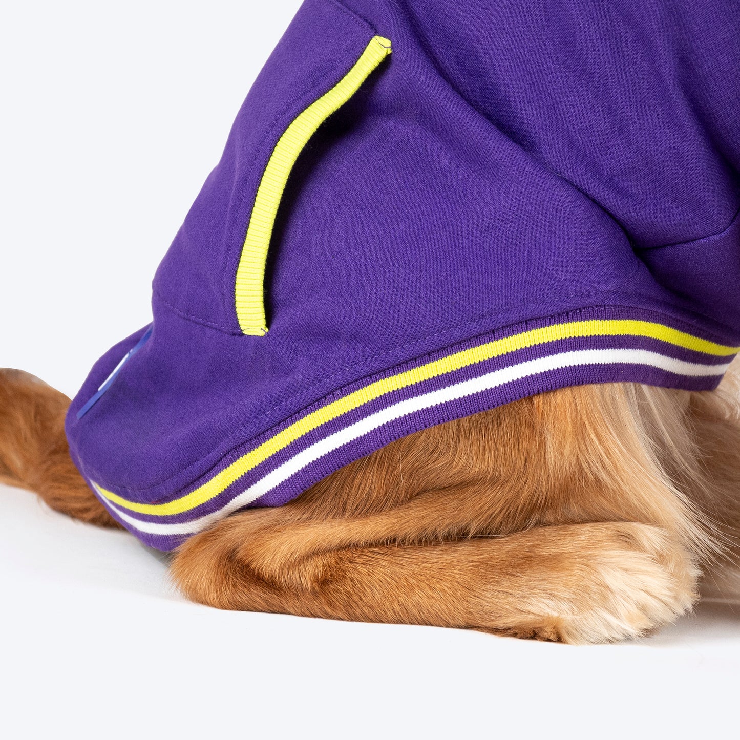 Dash Dog Trailblazer Pocket Sweatshirt For Dog - Purple - Heads Up For Tails