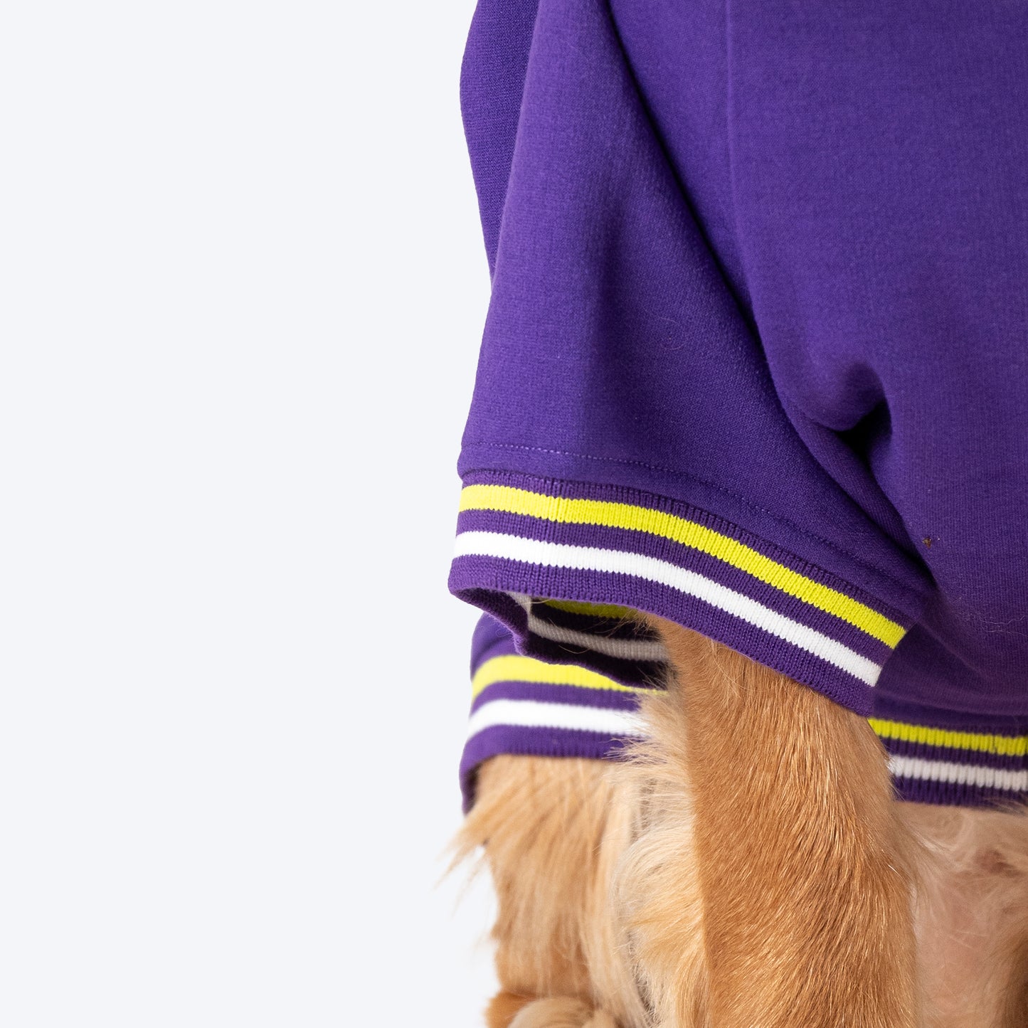Dash Dog Trailblazer Pocket Sweatshirt For Dog - Purple - Heads Up For Tails