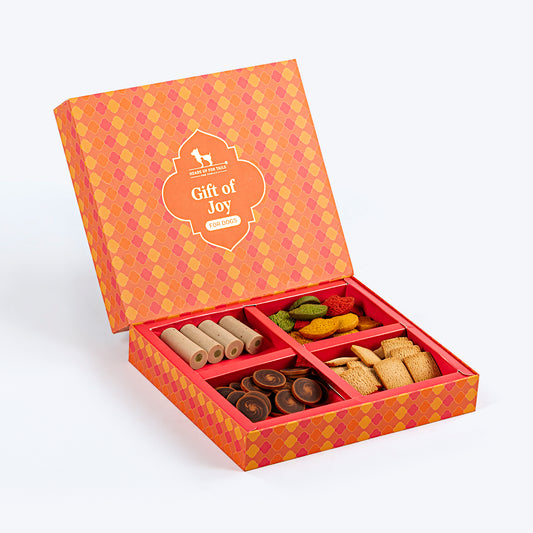 HUFT Gift Of Joy Diwali Treats Box For Dog - 236 gm