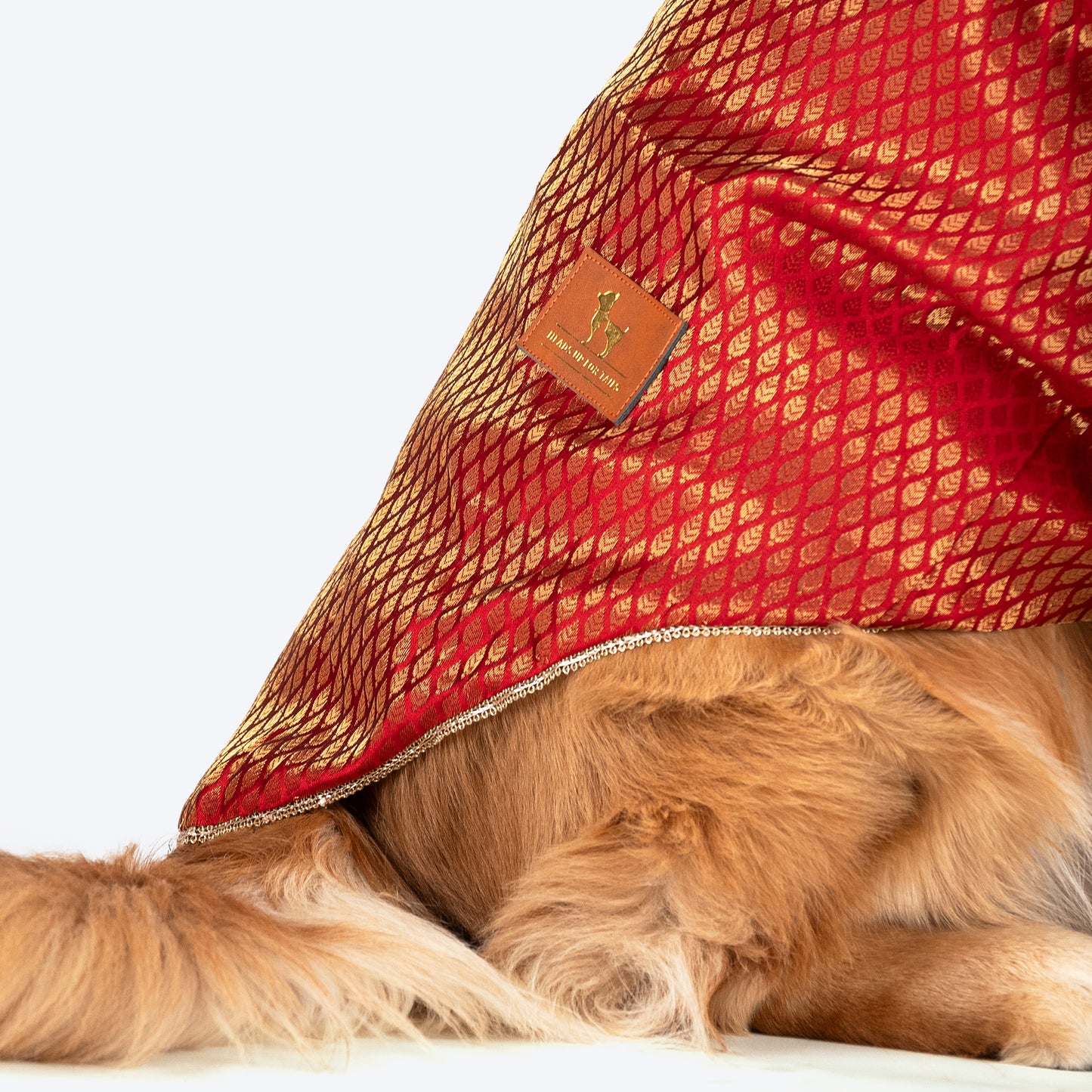 HUFT Dapper Doggo Kurta For Dog - Red - Heads Up For Tails