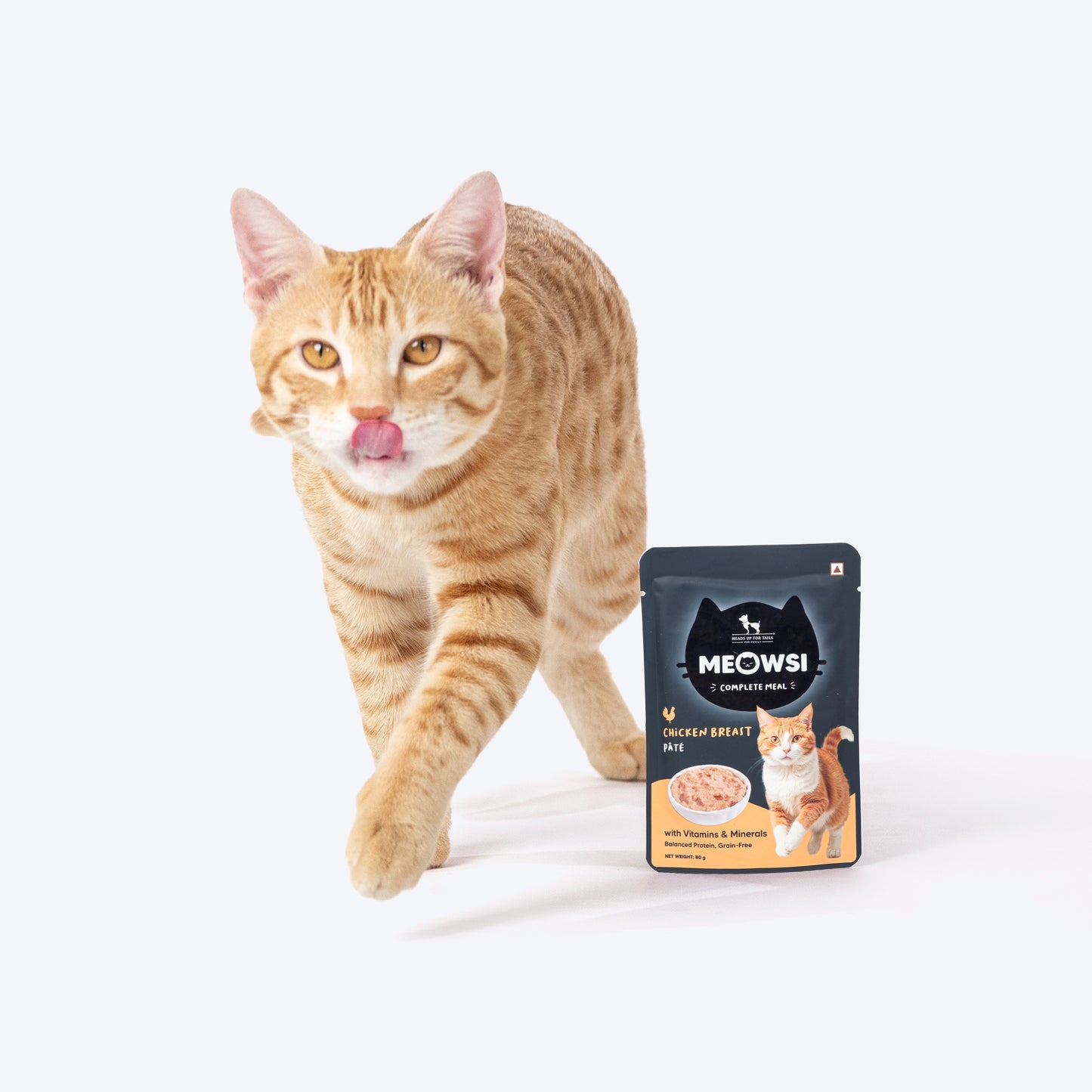 Meowsi by HUFT Chicken Breast Pate Cat Wet Food - 80 gm - Heads Up For Tails