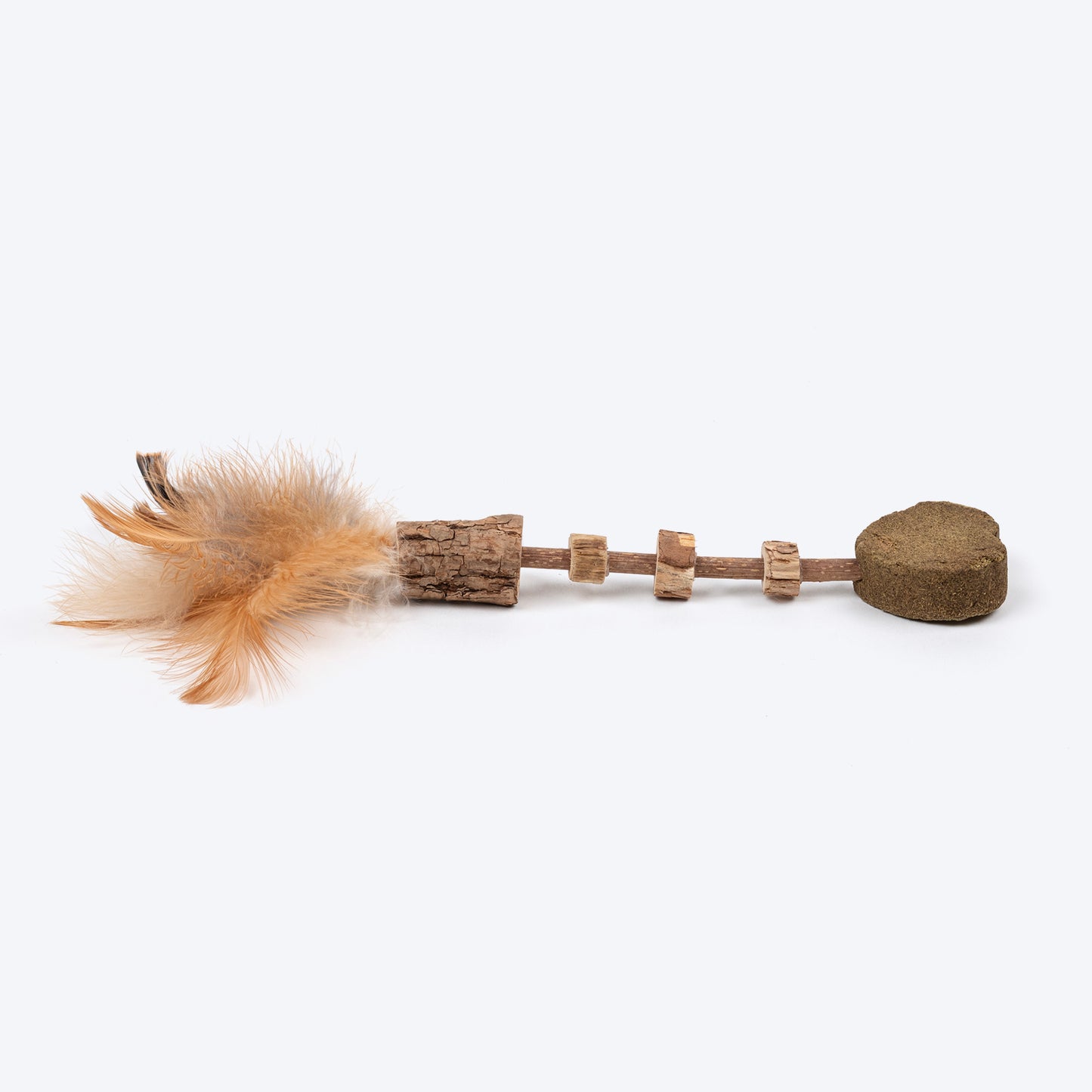 TLC Matatabi Whisker Teaser Toy For Cat With Catnip - Brown - Heads Up For Tails