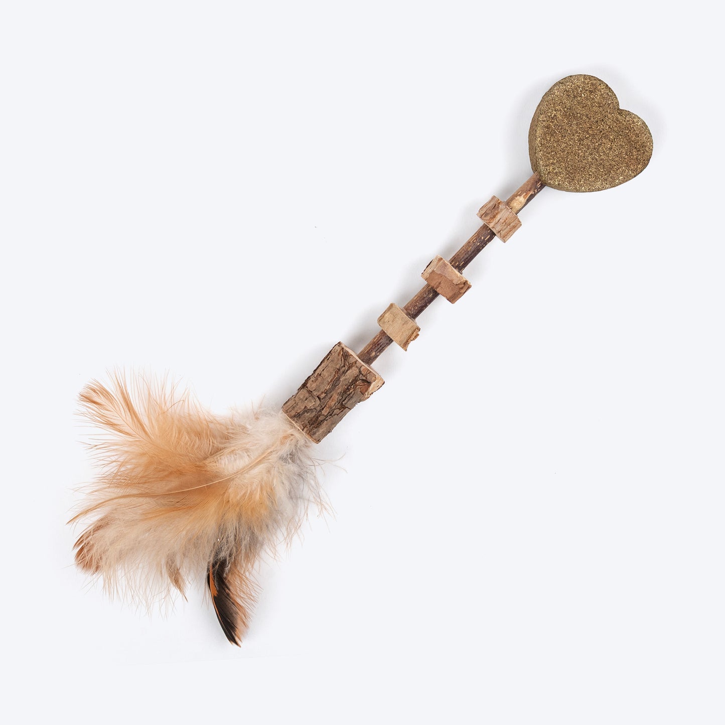 TLC Matatabi Whisker Teaser Toy For Cat With Catnip - Brown - Heads Up For Tails