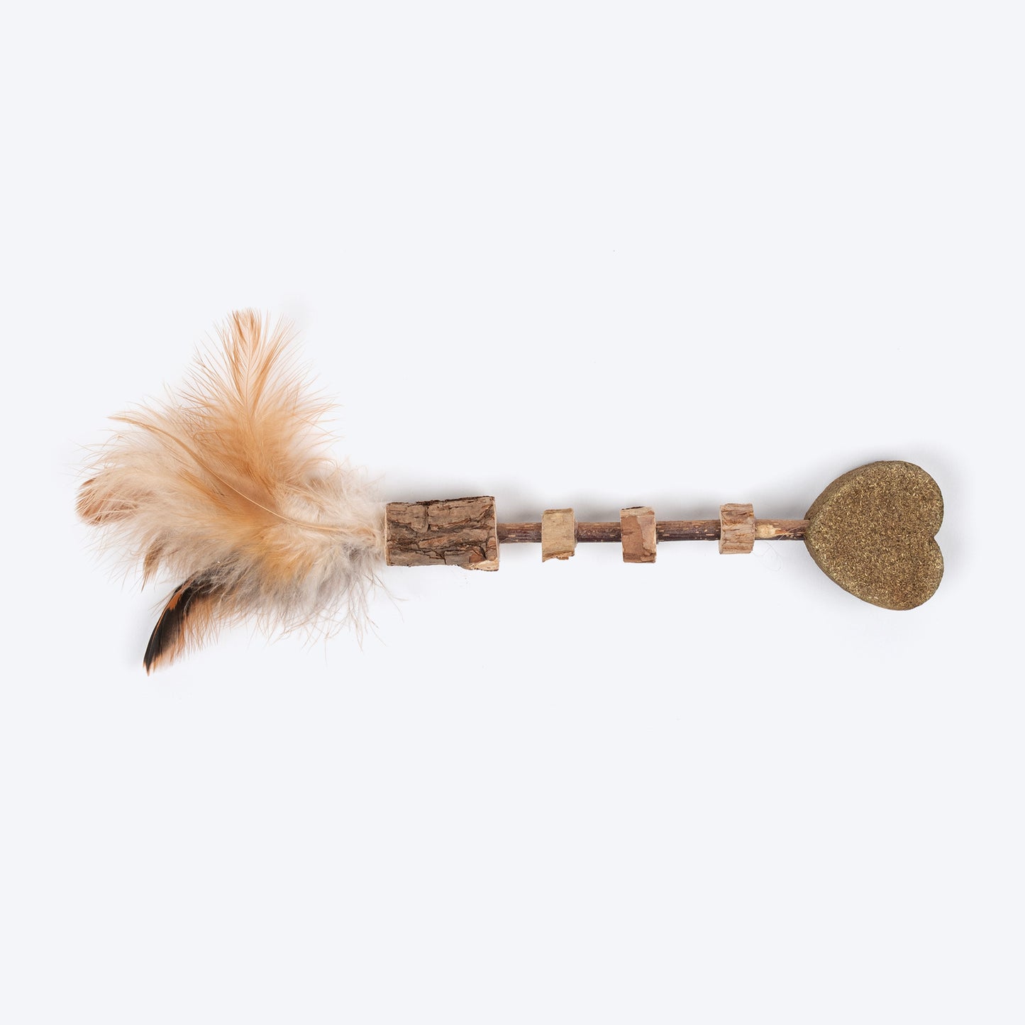 TLC Matatabi Whisker Teaser Toy For Cat With Catnip - Brown - Heads Up For Tails