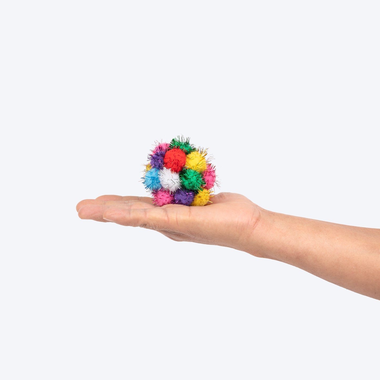 TLC Sparkle Ball Interactive Toy For Cat - Multicolor - Heads Up For Tails
