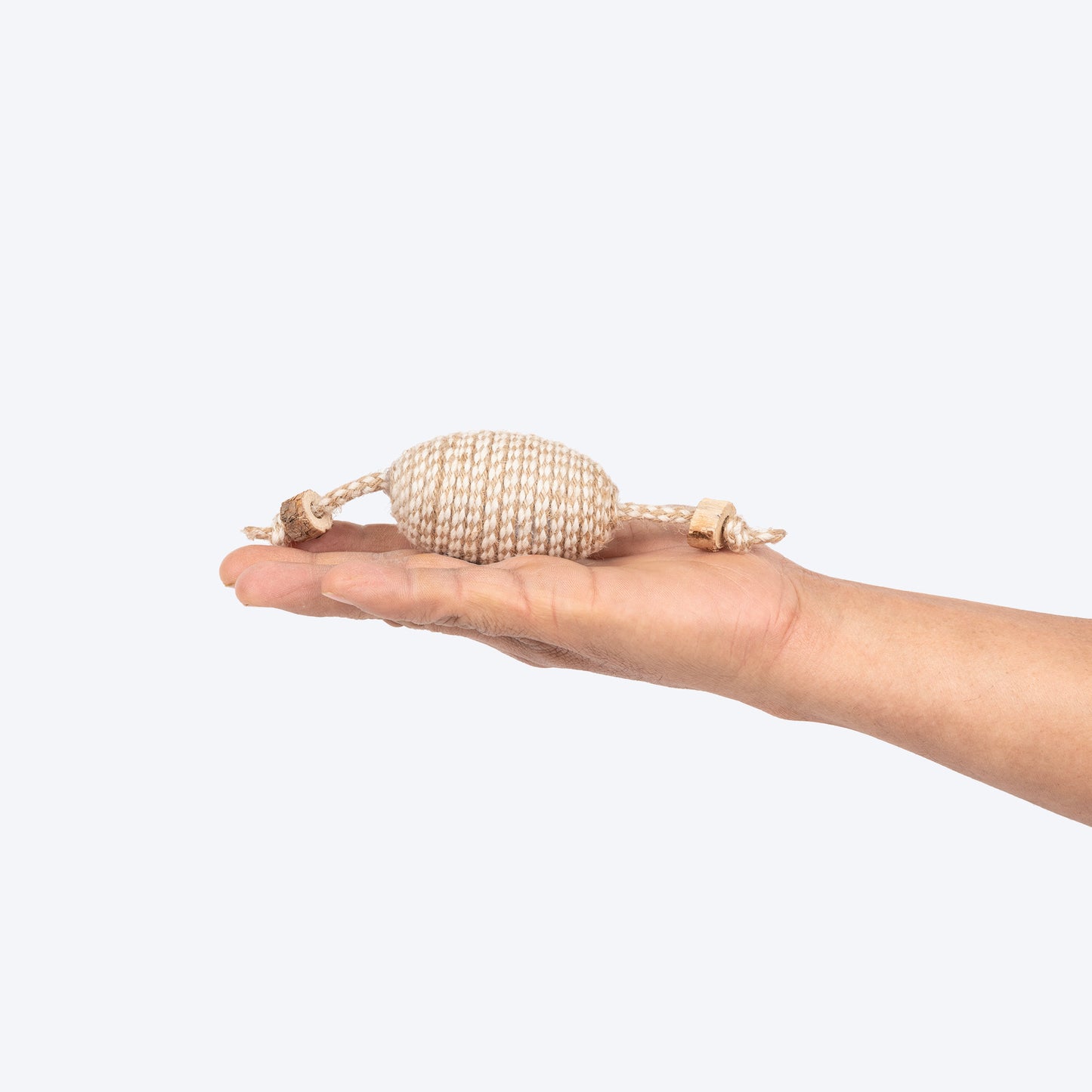 TLC Whisker Paws Matatabi Toy For Cat - Beige - Heads Up For Tails
