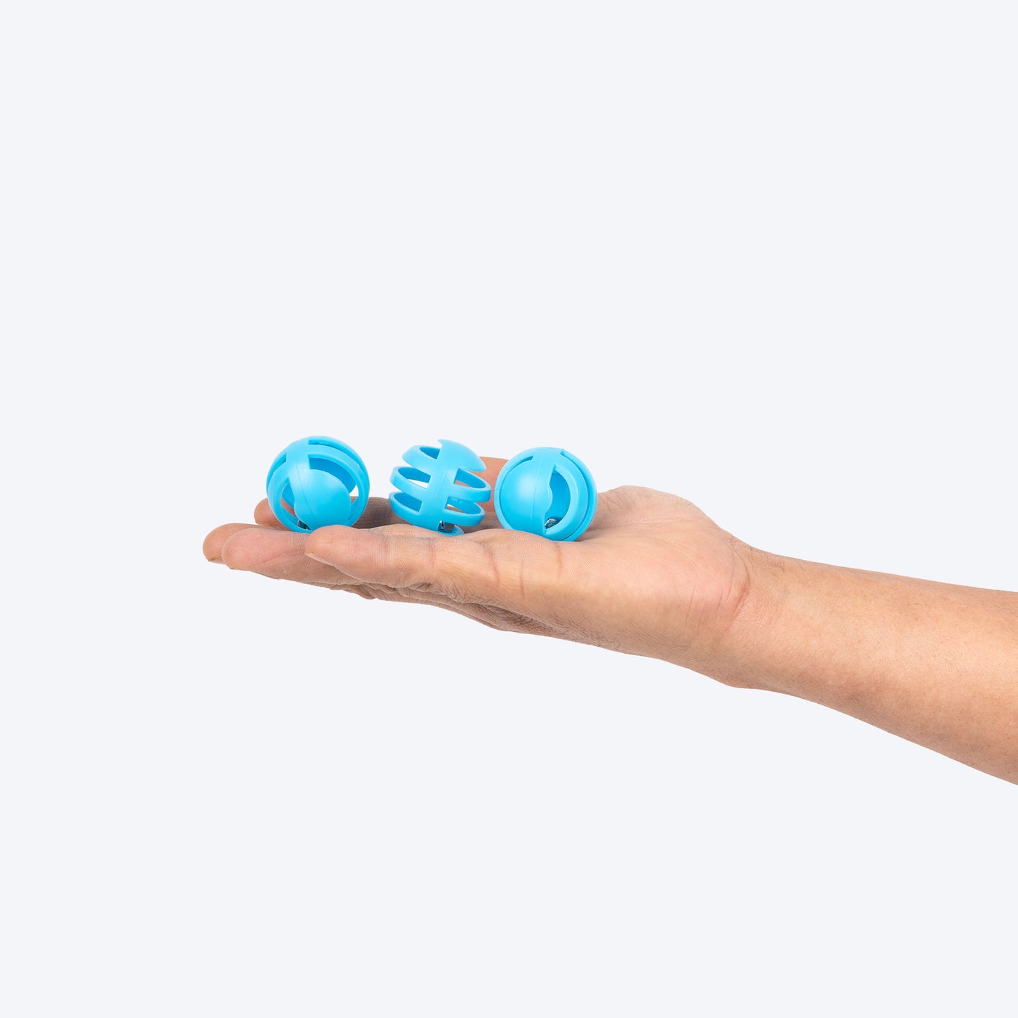 TLC Meowmix Assorted Interactive Toys For Cats - Blue - Pack of 9 - Heads Up For Tails