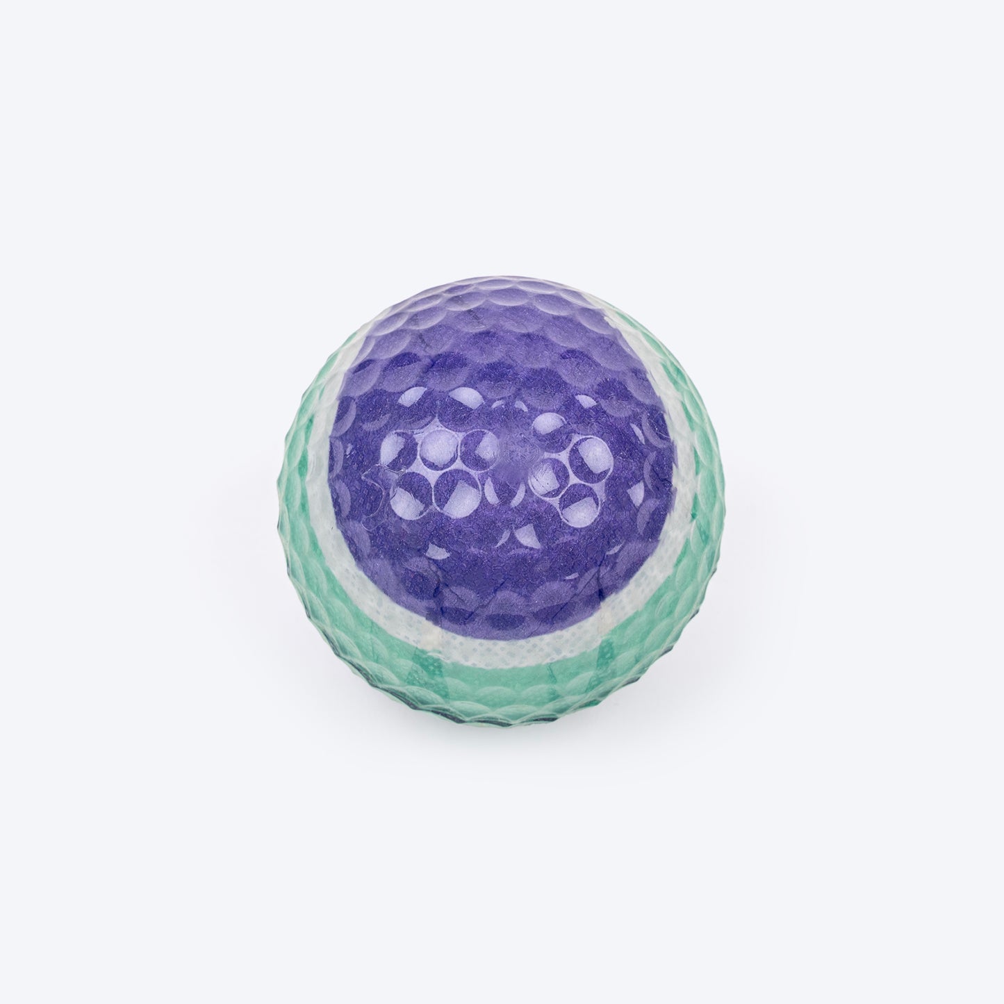 TLC ClearBounce Ball Toy For Dog - Green & Purple - Heads Up For Tails
