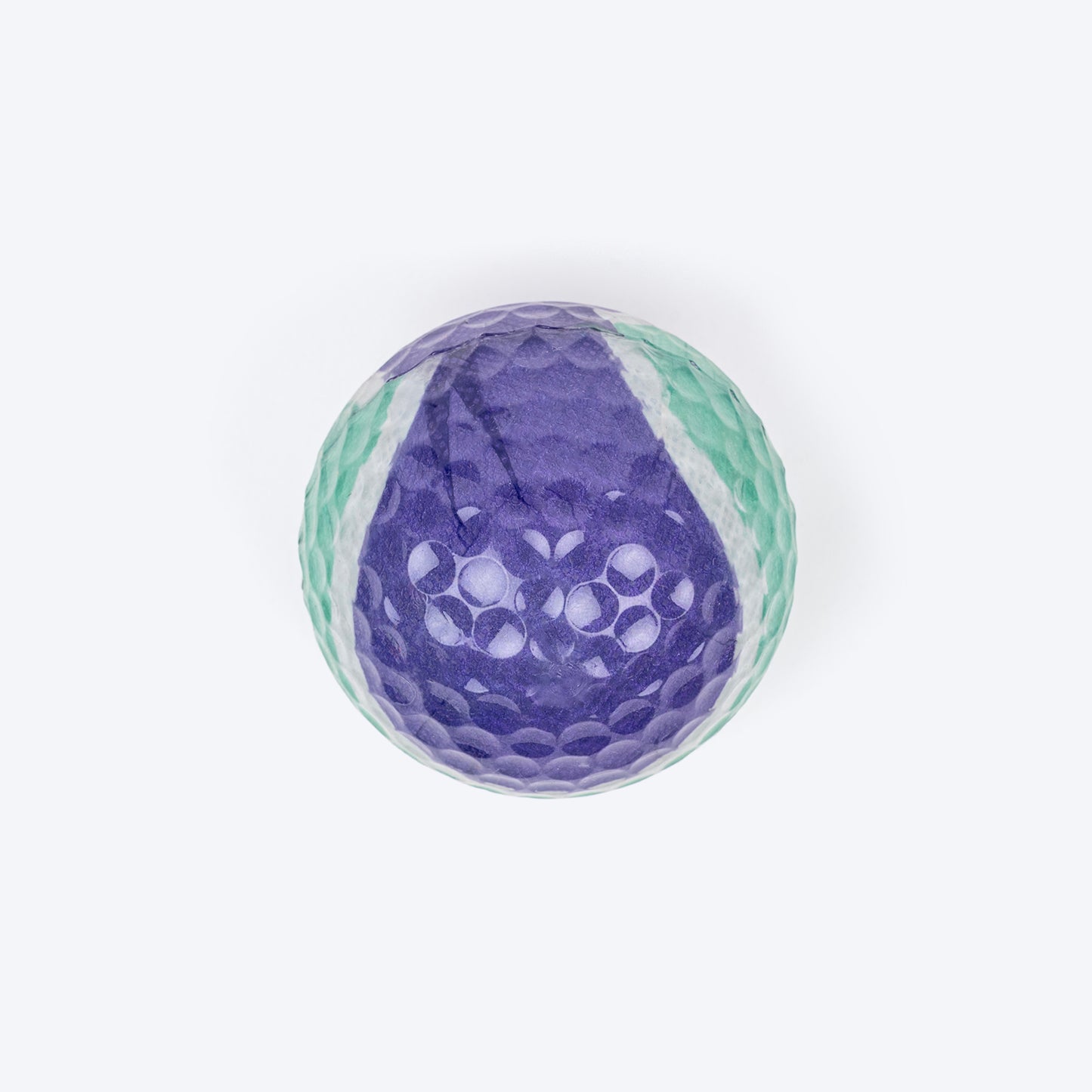 TLC ClearBounce Ball Toy For Dog - Green & Purple - Heads Up For Tails
