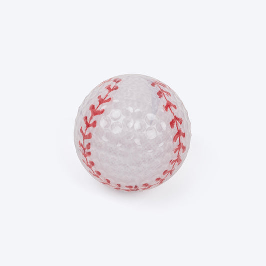 TLC ClearPitch Ball Toy For Dog - White - Heads Up For Tails