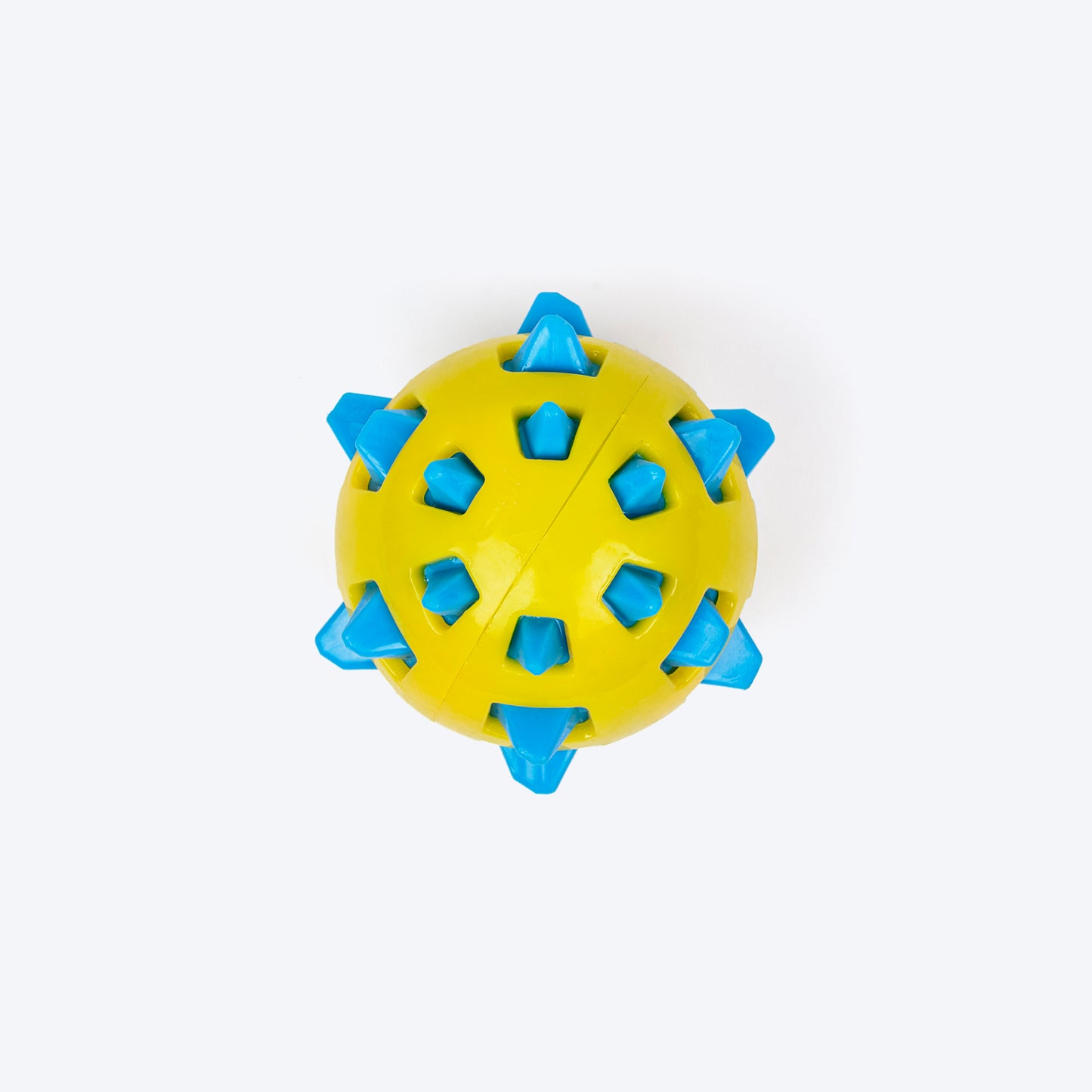TLC Paw Spiker Chew Toy For Dog - Blue & Yellow - Heads Up For Tails