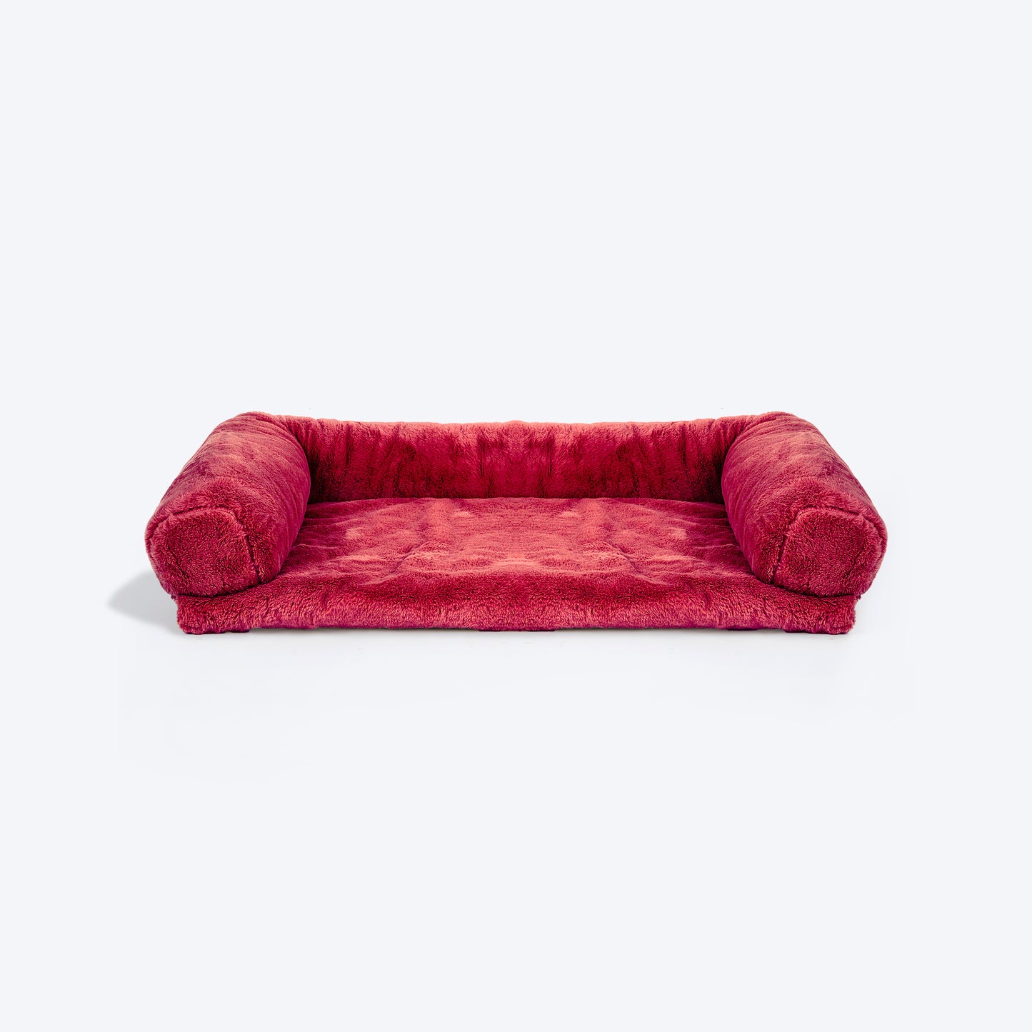 HUFT Made To Order Fluffy Dreams Sofa Protector For Dog - Cherry Red