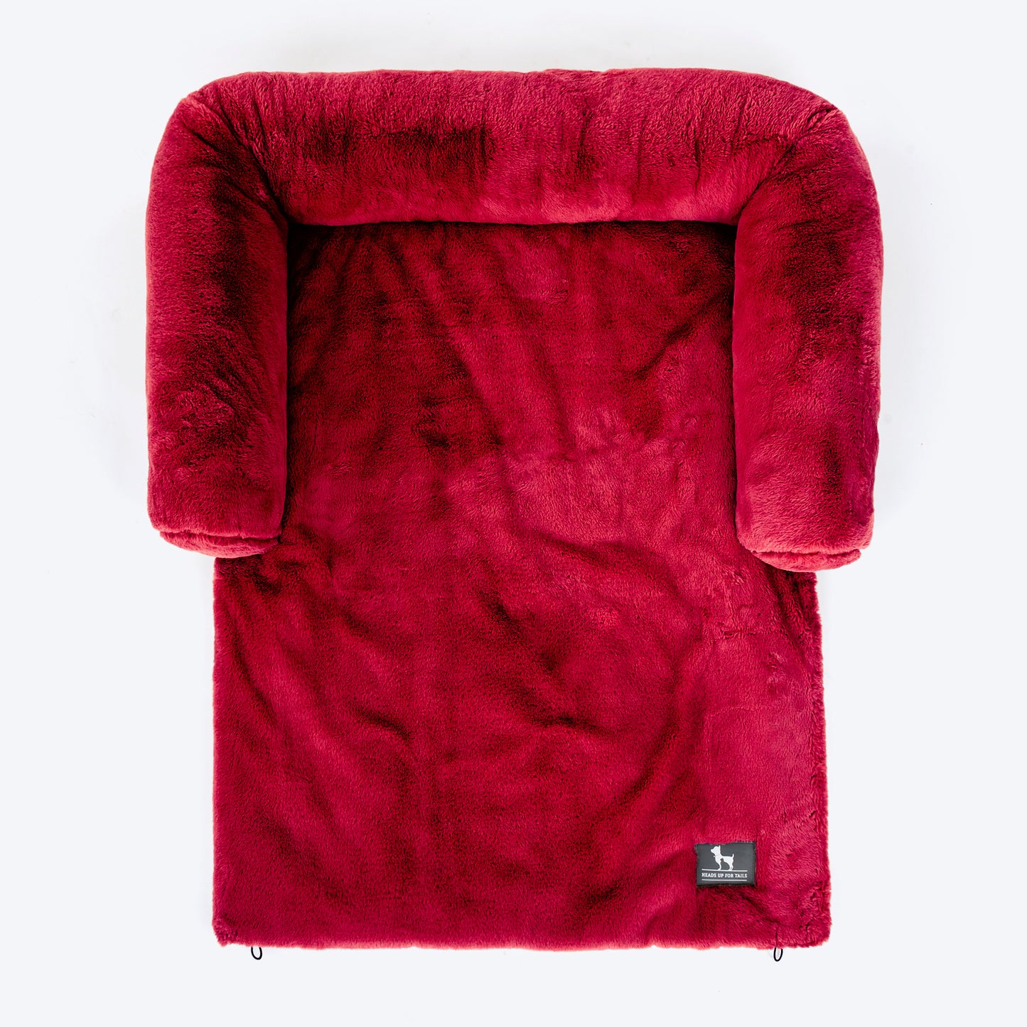 HUFT Made To Order Fluffy Dreams Sofa Protector For Dog - Cherry Red