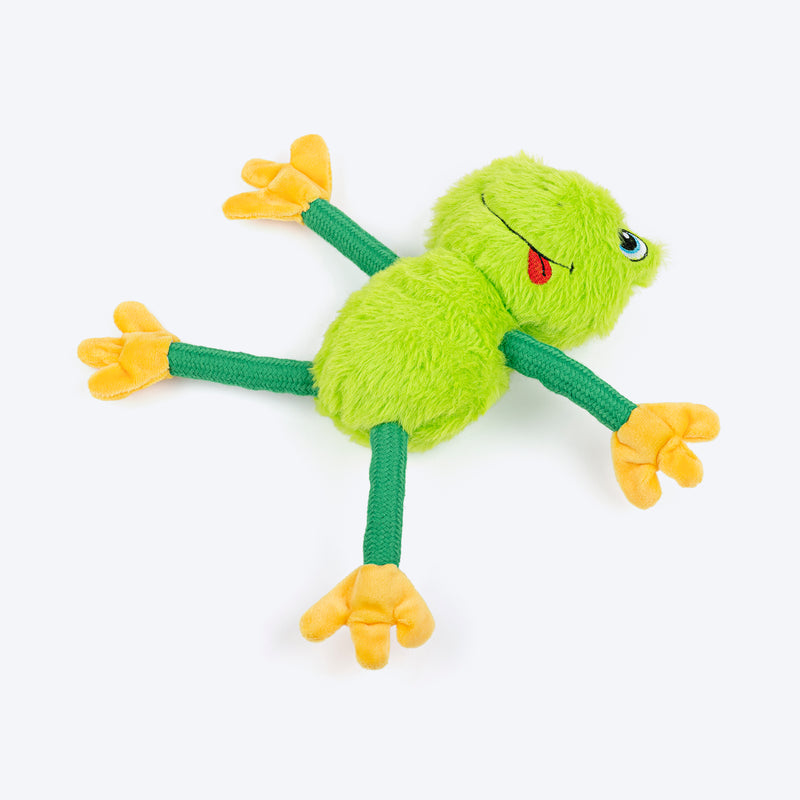 HUFT Mr Hopps Plush Toy For Dog - Green - Heads Up For Tails