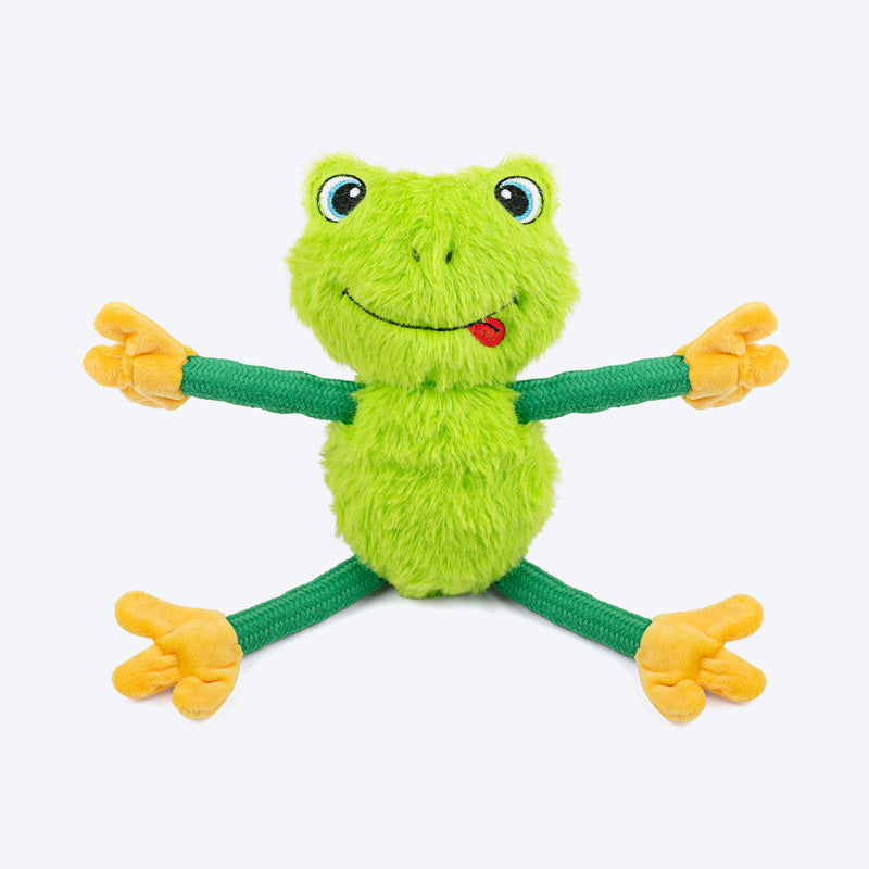 HUFT Mr Hopps Plush Toy For Dog - Green - Heads Up For Tails