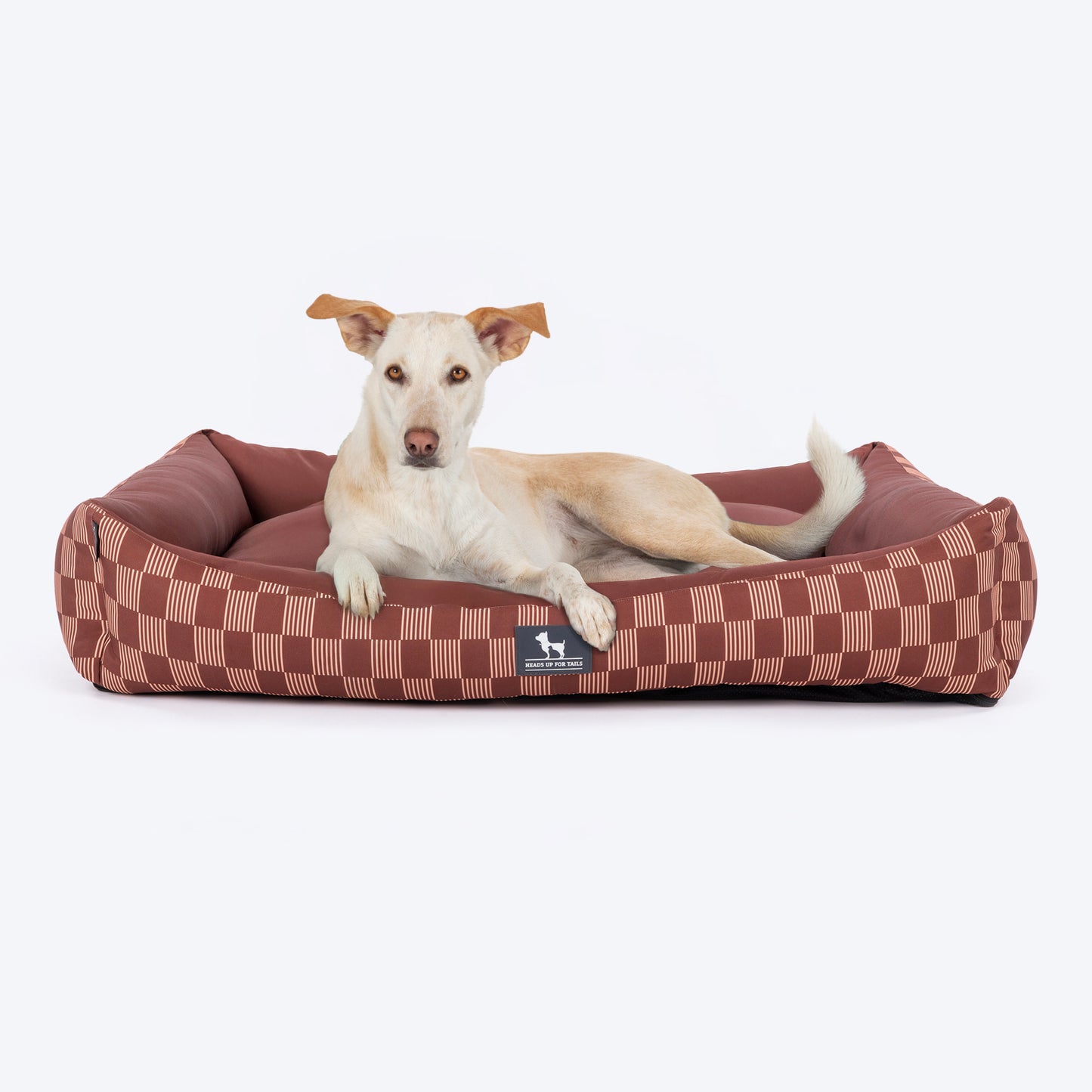 HUFT Walnut Weave Lounger Bed For Dog - Brown - Heads Up For Tails
