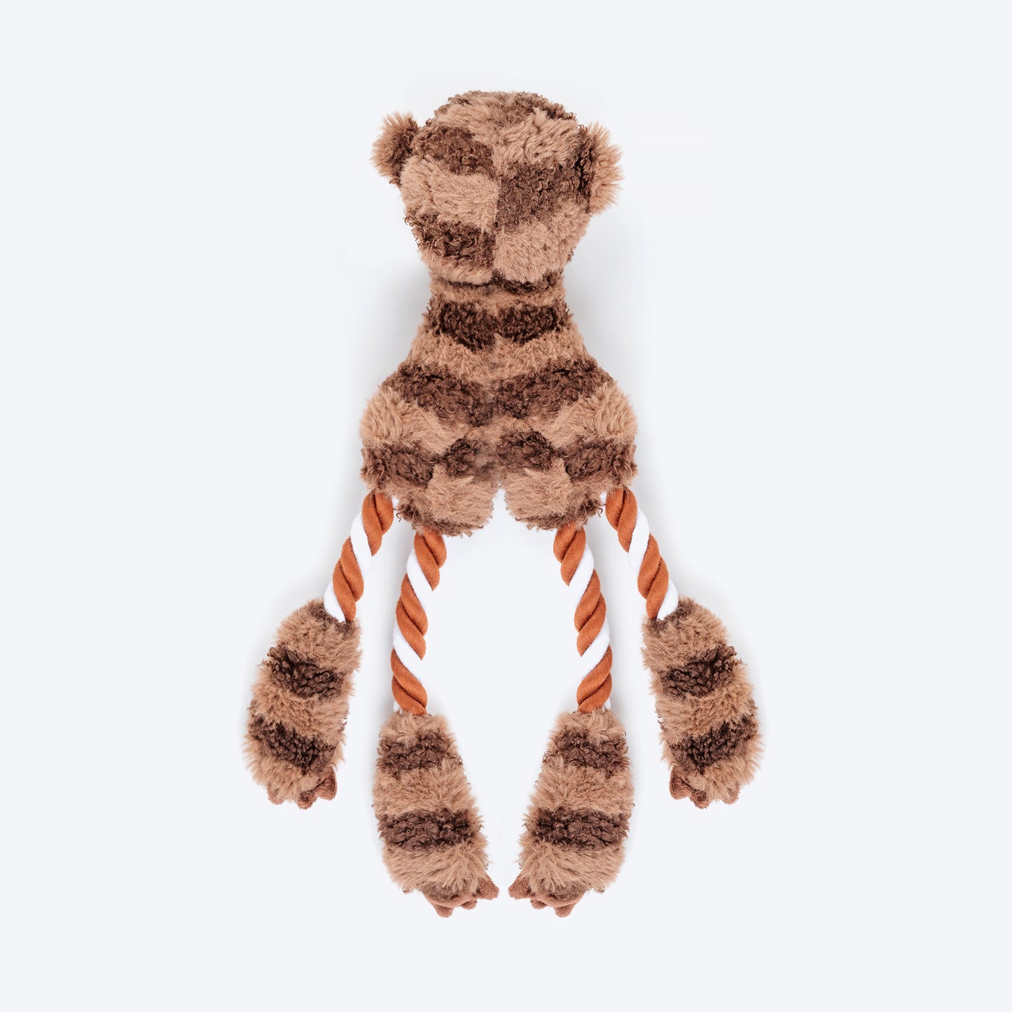 HUFT Funky Monki Plush Dog Toy - Brown - Heads Up For Tails