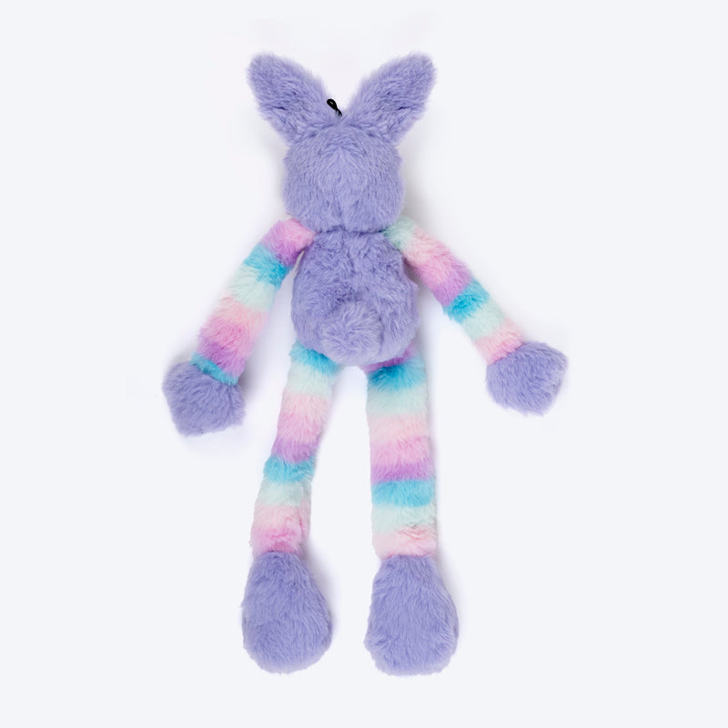 HUFT Bunny Long Legs Plush Toy For Dog - Multicolor - Heads Up For Tails