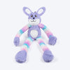 HUFT Bunny Long Legs Plush Toy For Dog - Multicolor - Heads Up For Tails