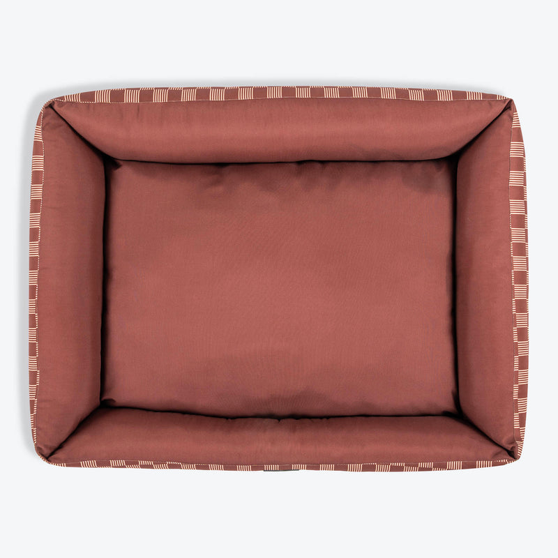 HUFT Walnut Weave Lounger Bed For Dog - Brown - Heads Up For Tails