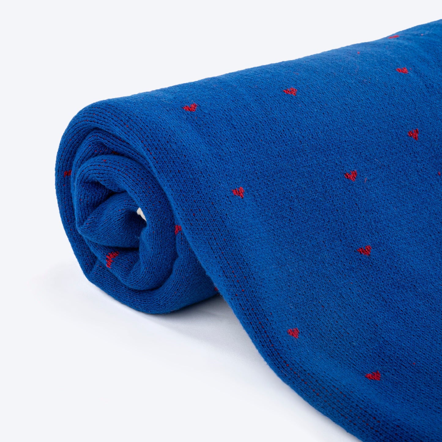 HUFT Heart Knitter Reversible Pet Blanket - Navy Blue - Heads Up For Tails
