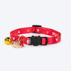HUFT Meowvelous Collar For Cat - Orange & Red - Heads Up For Tails
