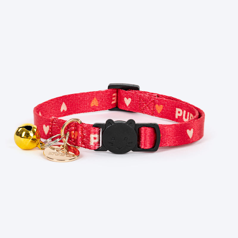 HUFT Meowvelous Collar For Cat - Orange & Red - Heads Up For Tails