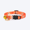 HUFT Meowvelous Collar For Cat - Orange & Red - Heads Up For Tails