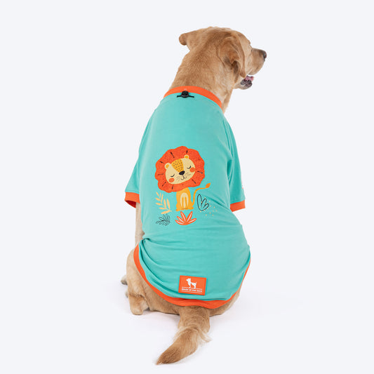 HUFT Cub Club T-Shirt For Dog - Turquoise - Heads Up For Tails