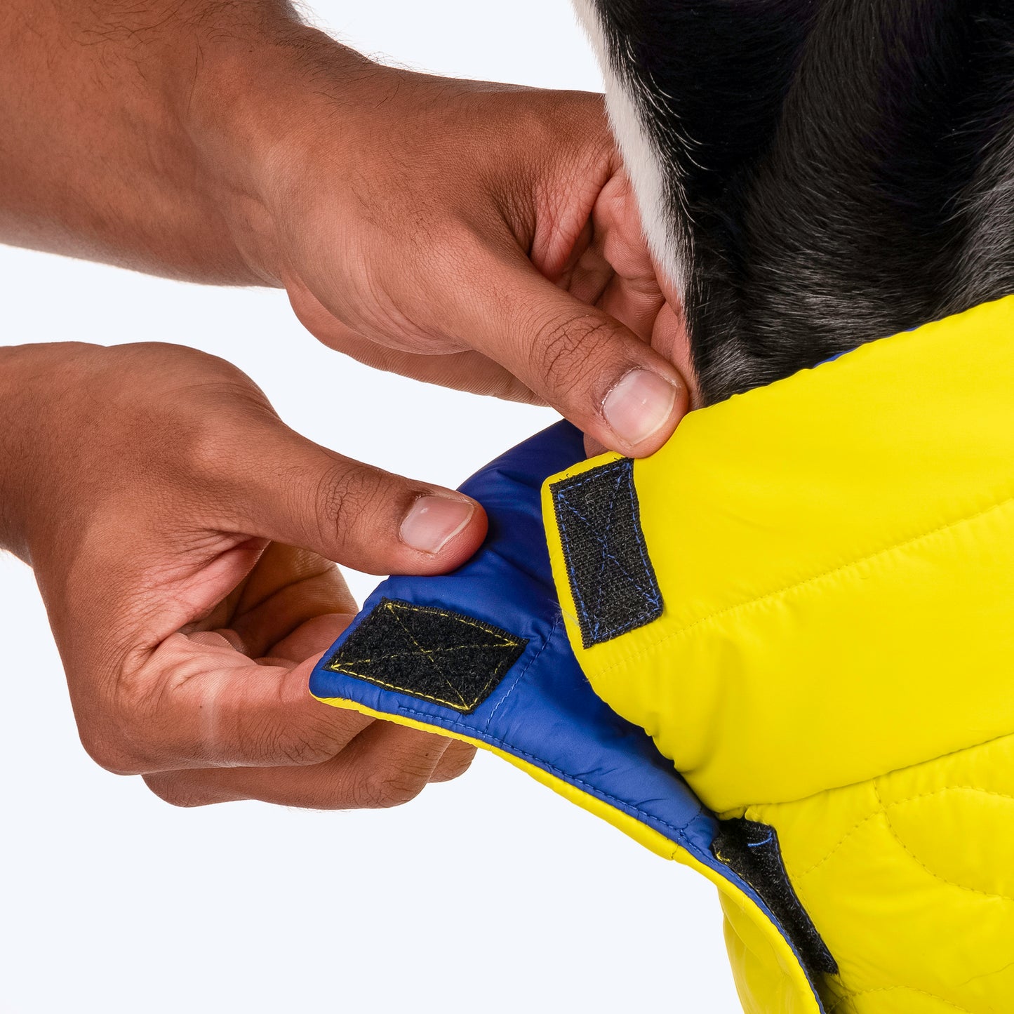 HUFT Cosy Pupper Reversible Dog Jacket - Lime Green - Heads Up For Tails