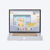 HUFT Meowbook Laptop Sctacher For Cat - Grey - Heads Up For Tails