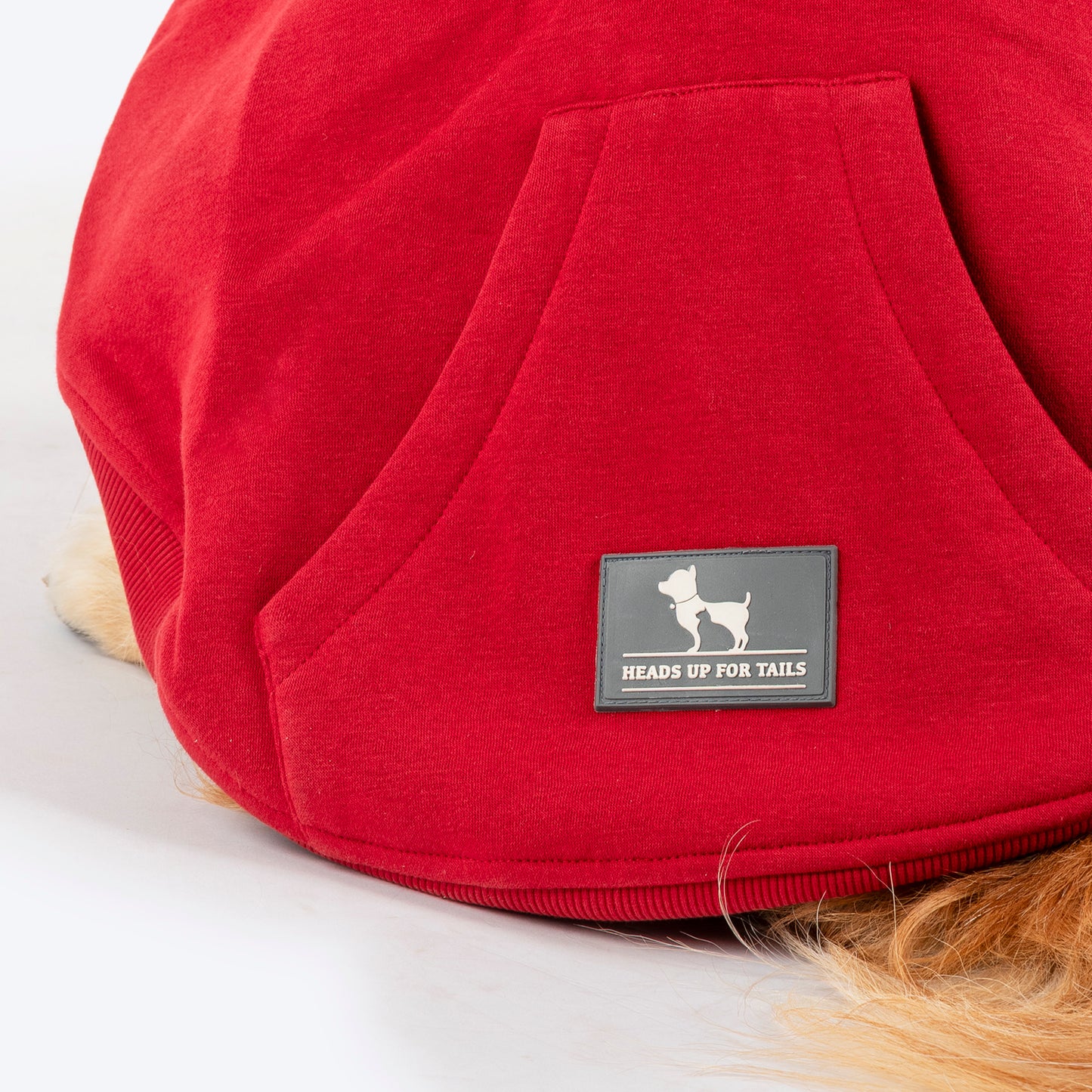 HUFT Cherry Sweet Sweatshirt With Hood For Big Dog - Red - Heads Up For Tails