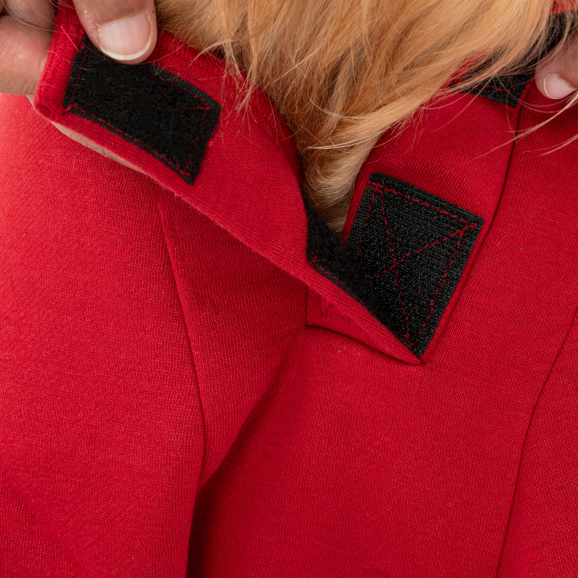 HUFT Cherry Sweet Sweatshirt With Hood For Big Dog - Red - Heads Up For Tails