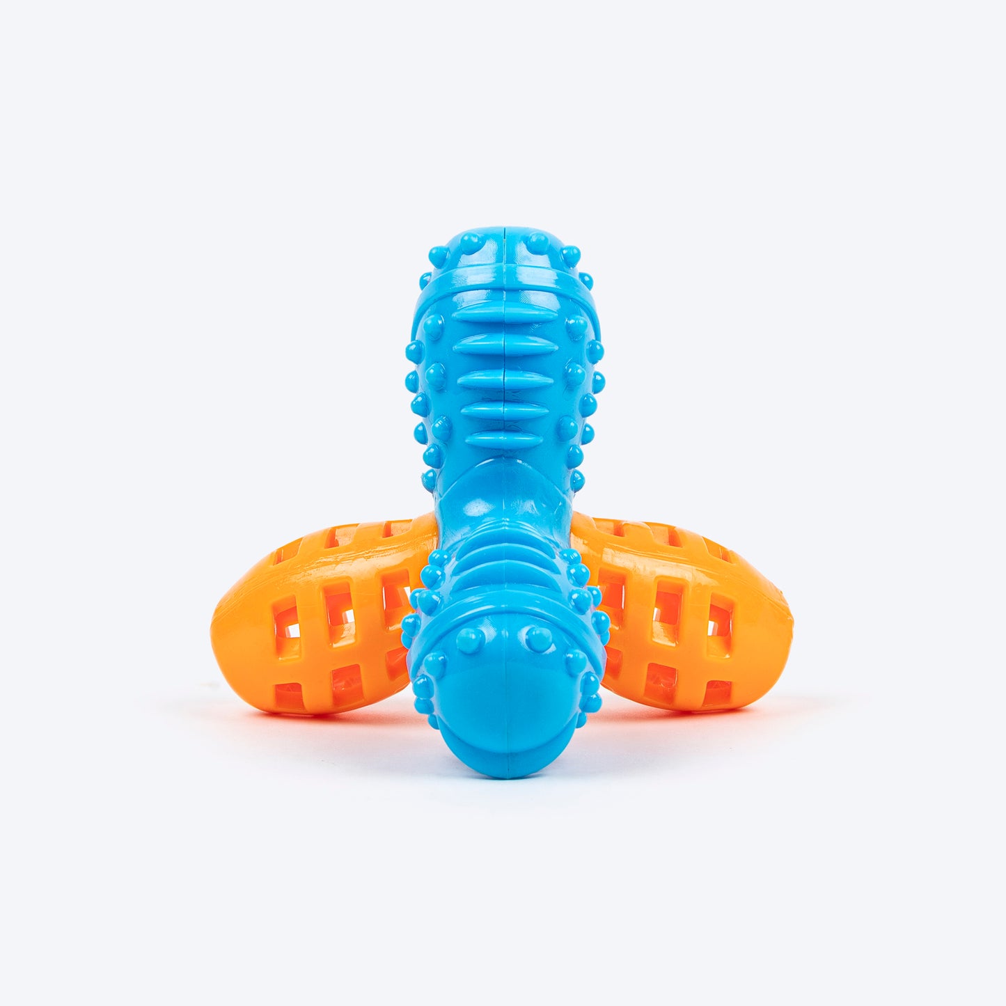 TLC Munch Stick Chew Toy For Dog - Orange & Blue - Heads Up For Tails