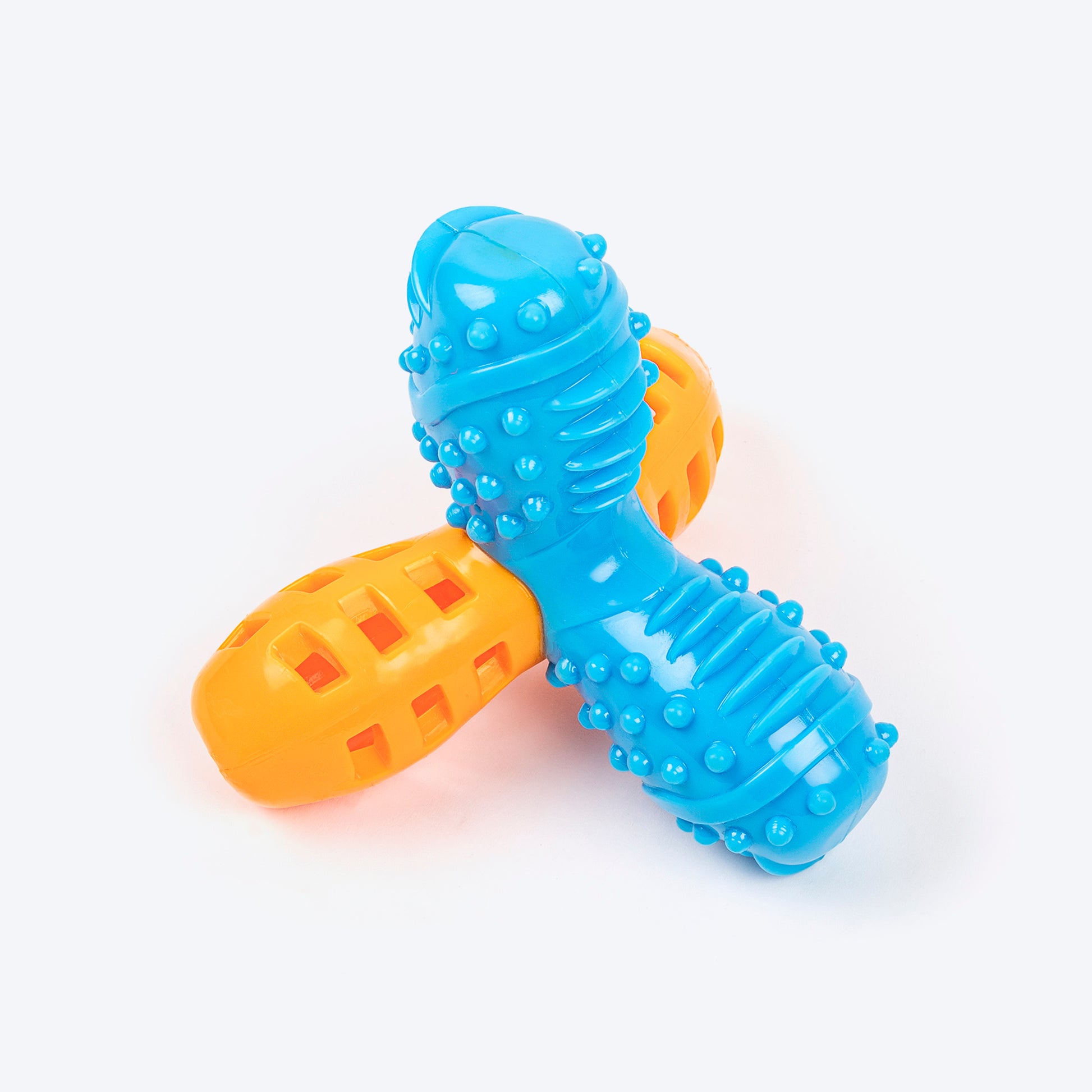 TLC Munch Stick Chew Toy For Dog - Orange & Blue - Heads Up For Tails