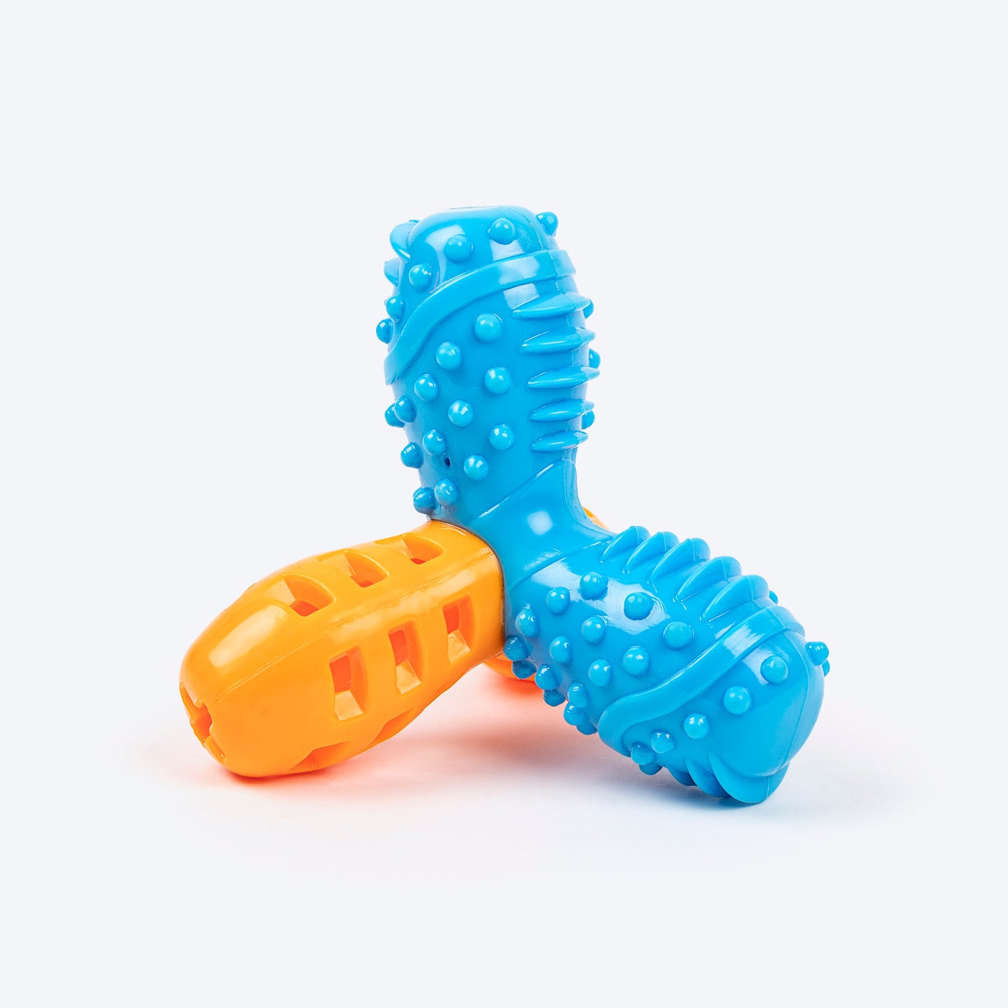 TLC Munch Stick Chew Toy For Dog - Orange & Blue - Heads Up For Tails