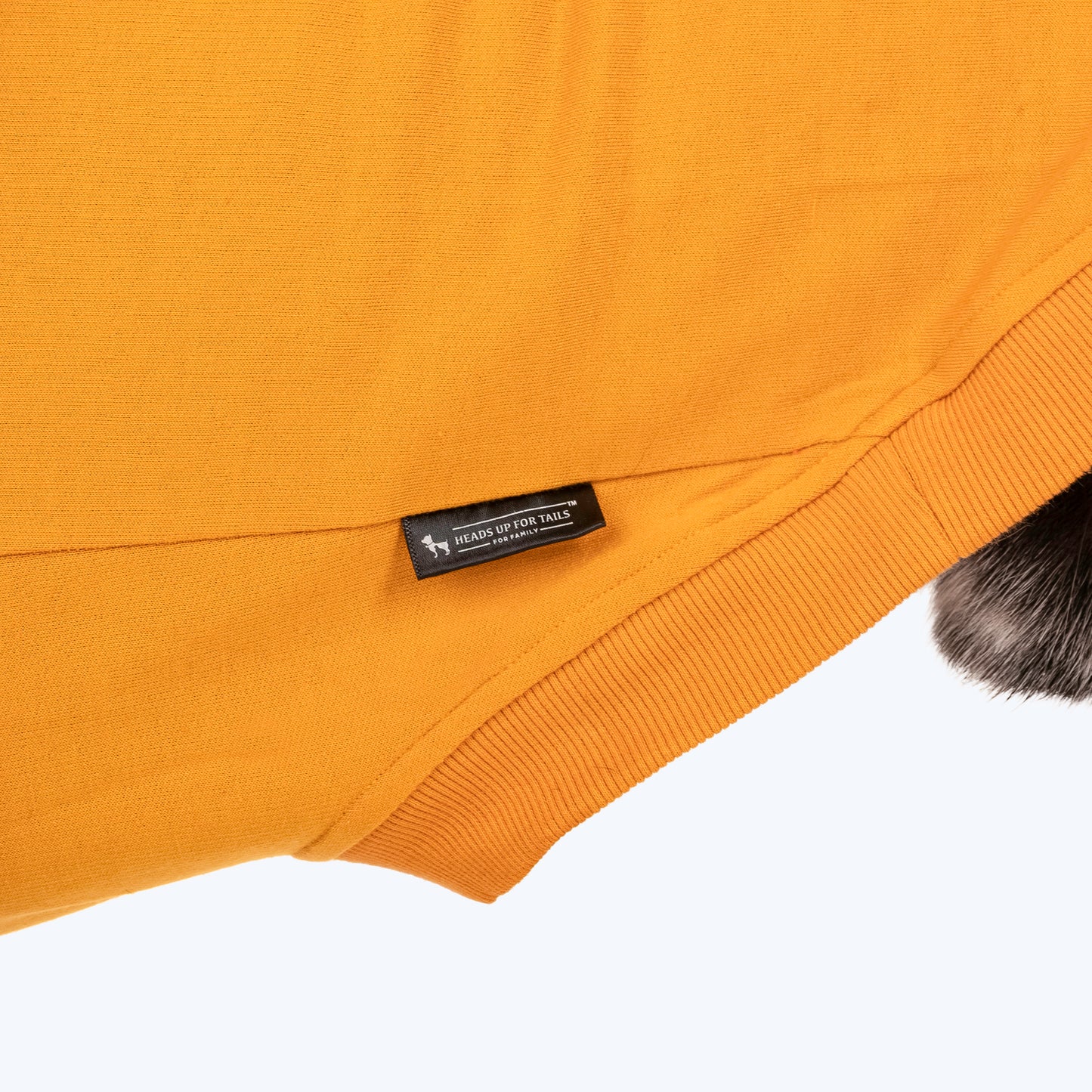 HUFT Colour Block Hoodie Sweatshirt For Pets- Mustard - Heads Up For Tails