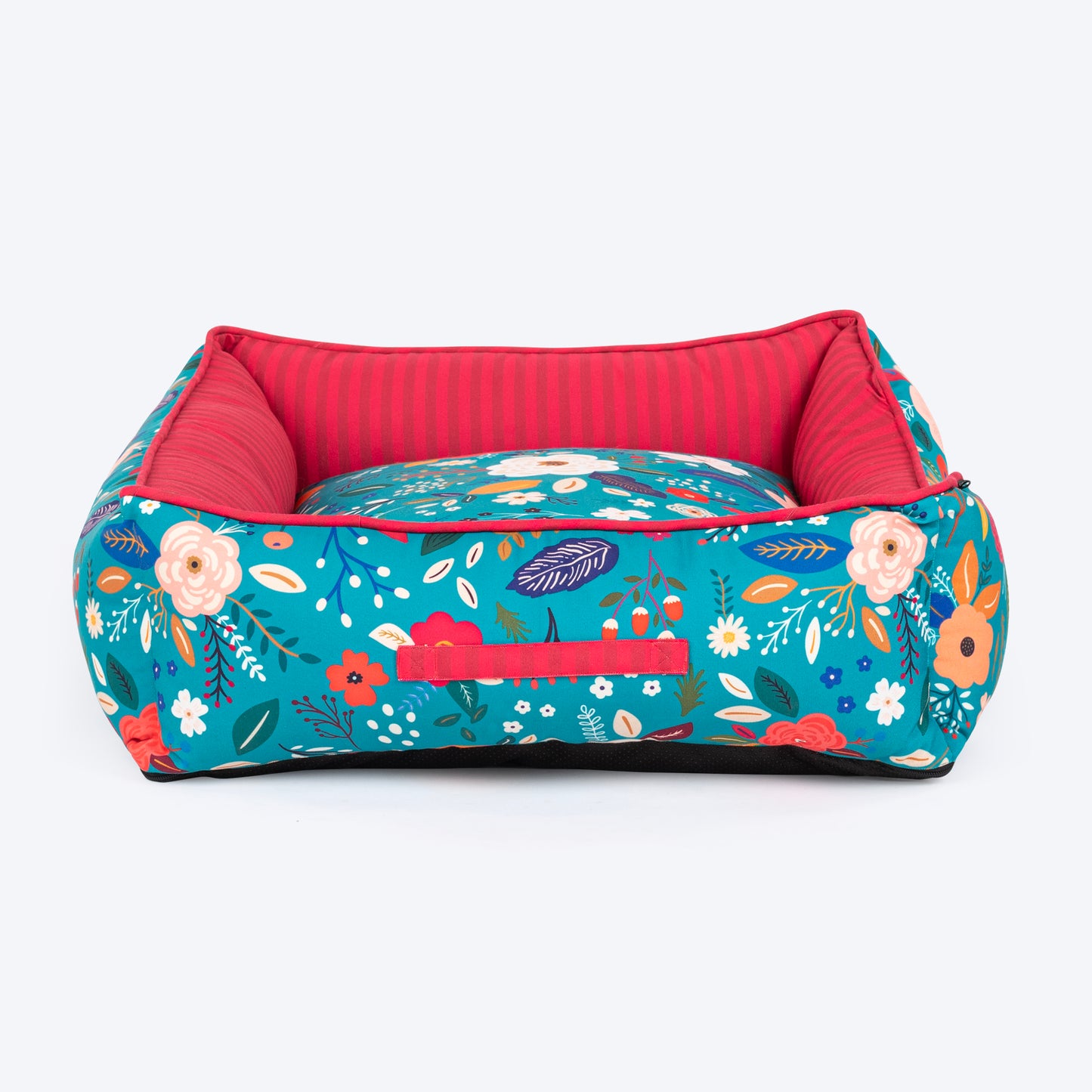 HUFT Blooming Days Personalised Lounger Bed For Dog - Yellow - Heads Up For Tails