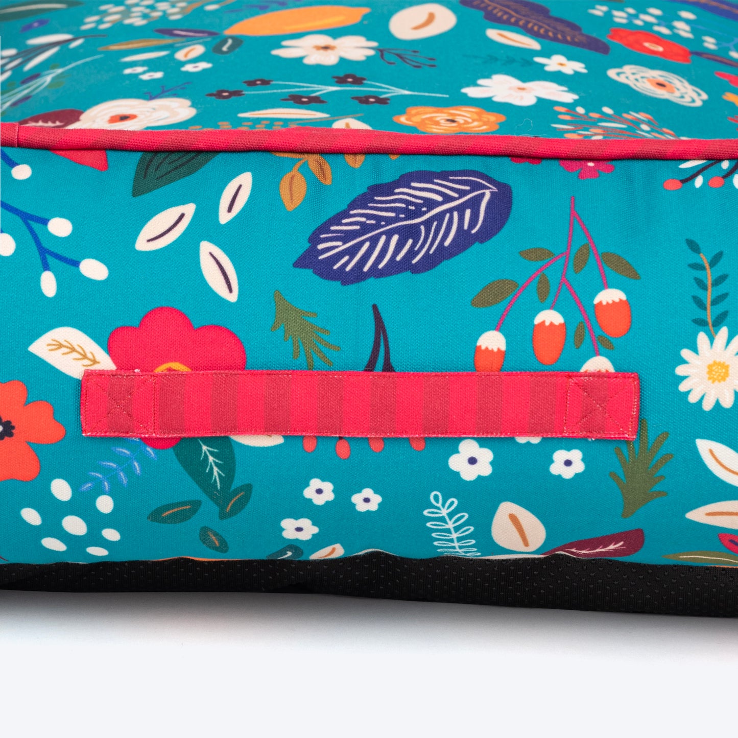 HUFT Blooming Days Personalised Lounger Bed For Dog - Yellow - Heads Up For Tails