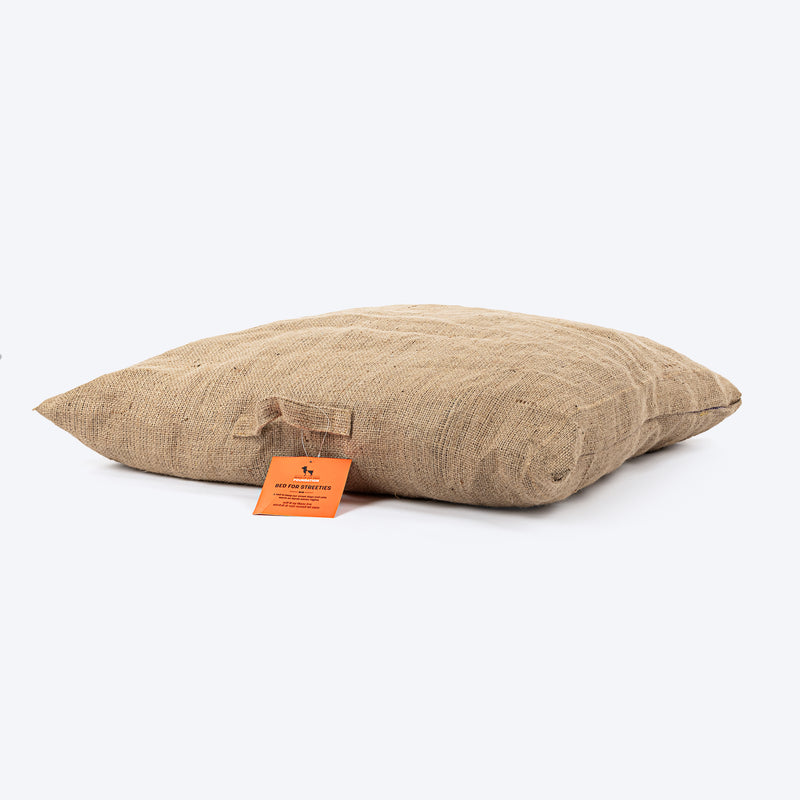HUFT Foundation X SPACES Gunny Bed For Streeties - Brown - Heads Up For Tails