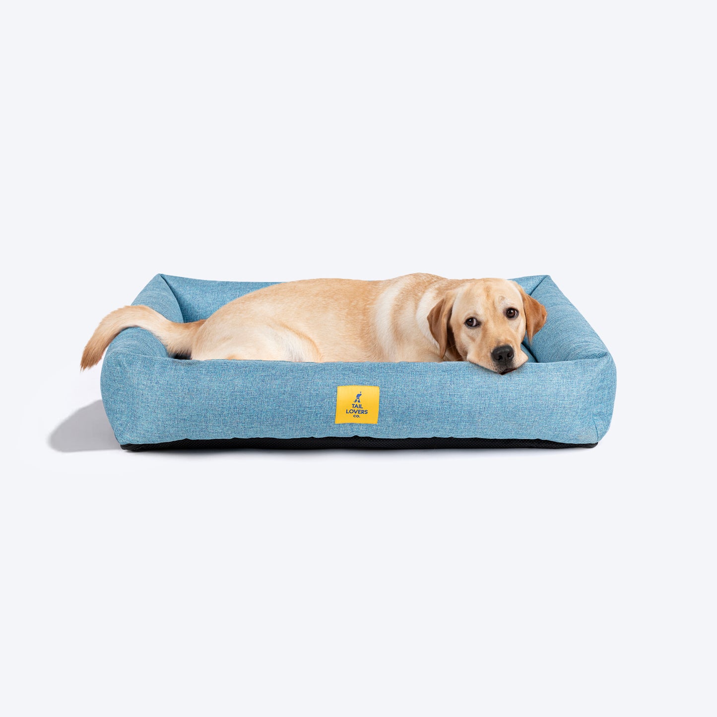 TLC Nesting Nook Bed For Dog - Aqua Blue - Heads Up For Tails