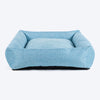 TLC Nesting Nook Bed For Dog - Aqua Blue - Heads Up For Tails