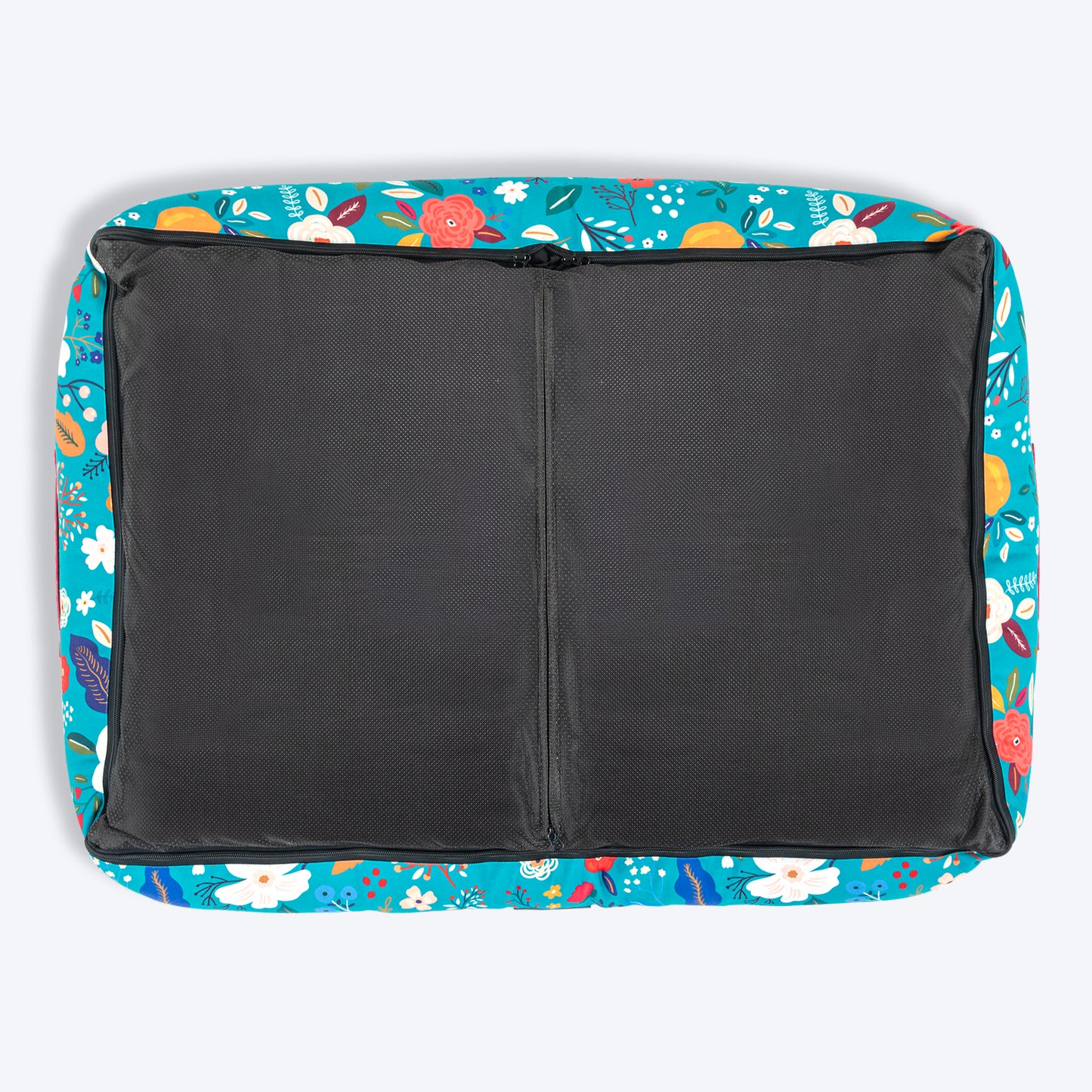 HUFT Blooming Days Lounger Dog Bed - Teal Green - Heads Up For Tails