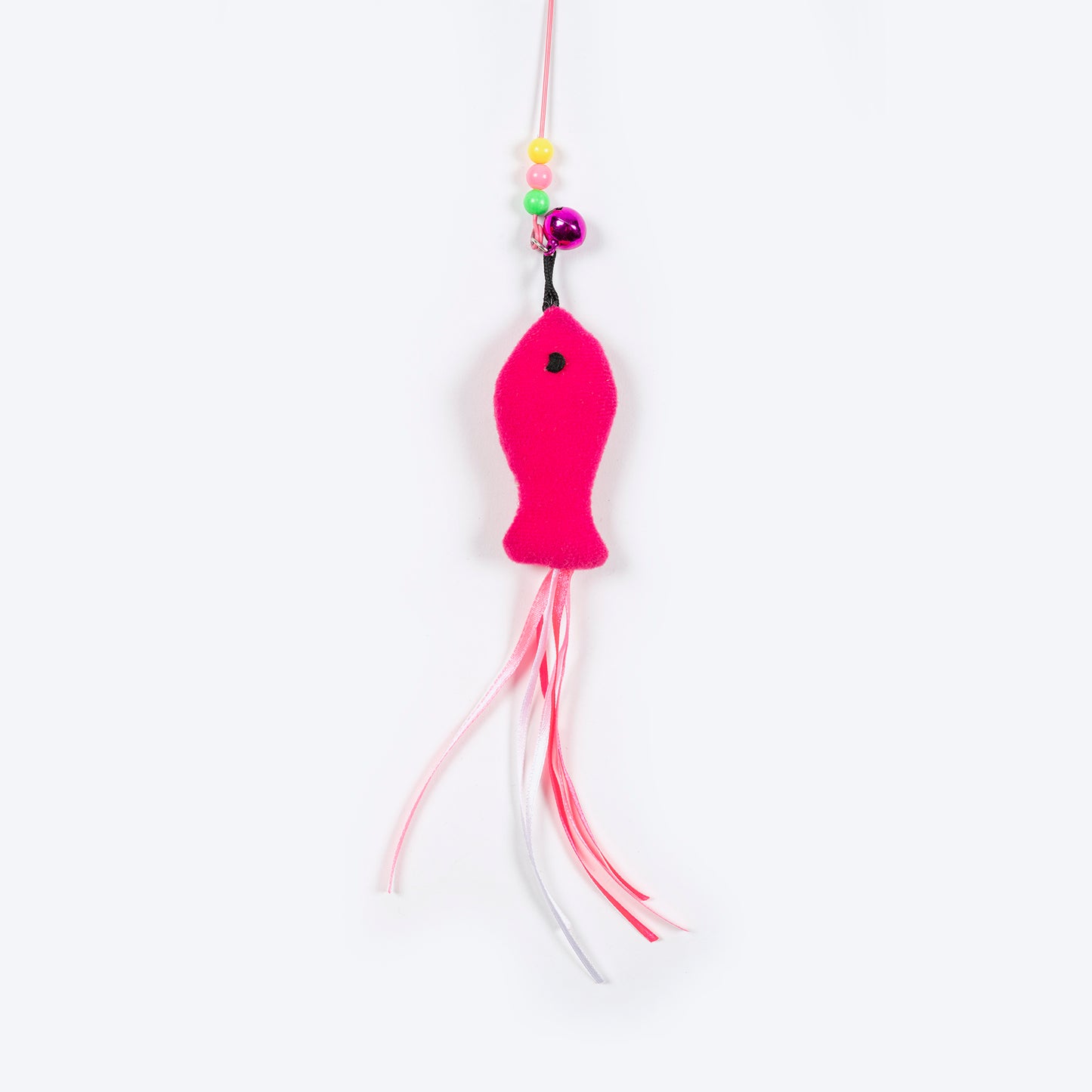TLC Fishing Rod Wand Toy For Cat - Pink - Heads Up For Tails