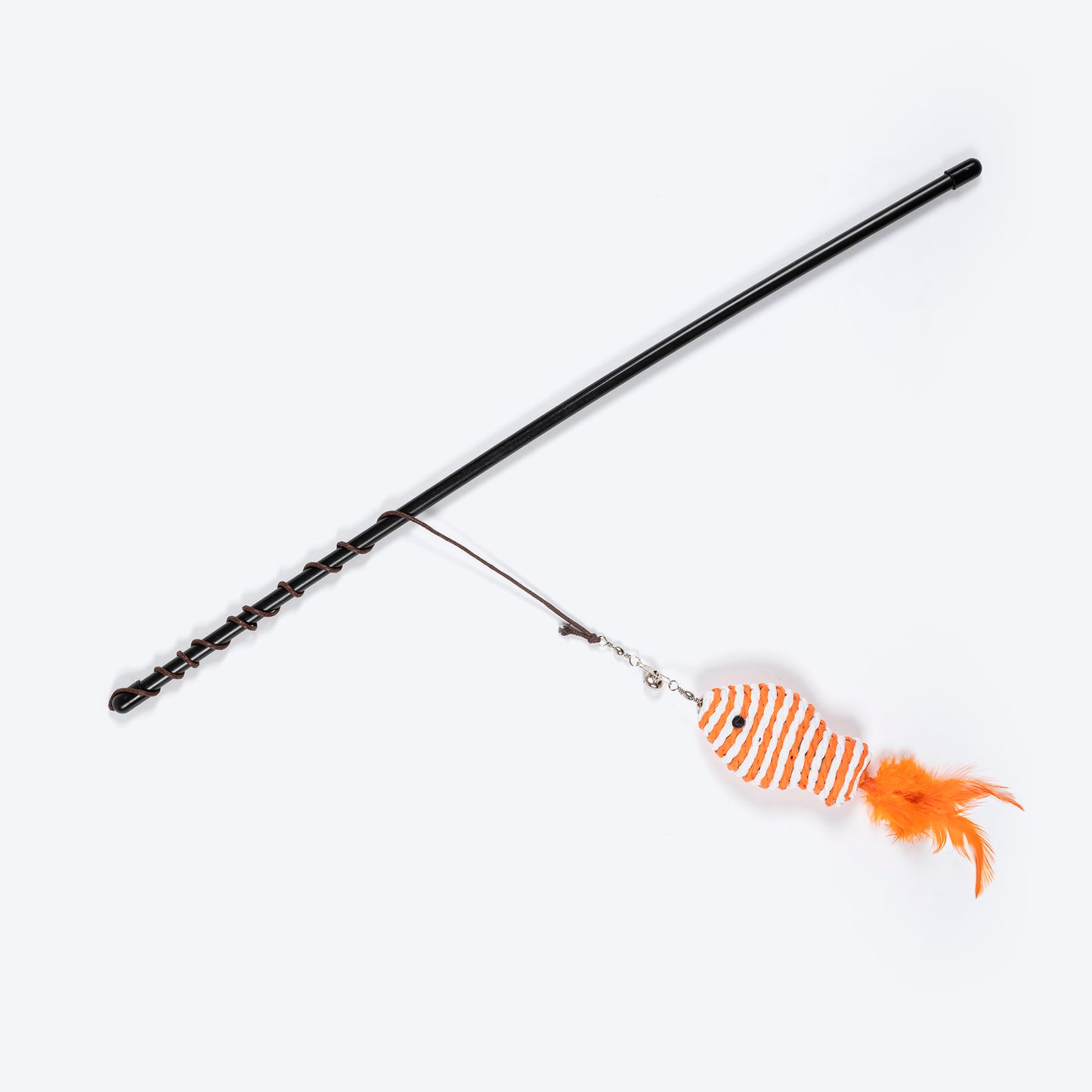TLC Sisal Flicker 3 In 1 Wand Toy For Cat - Multicolor - Heads Up For Tails