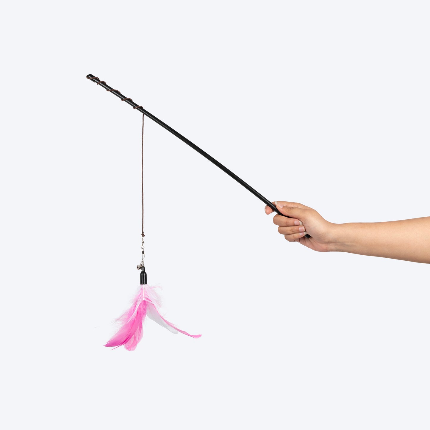 TLC Pawfect Trio 3 In 1 Wand Toy For Cat - Pink - Heads Up For Tails