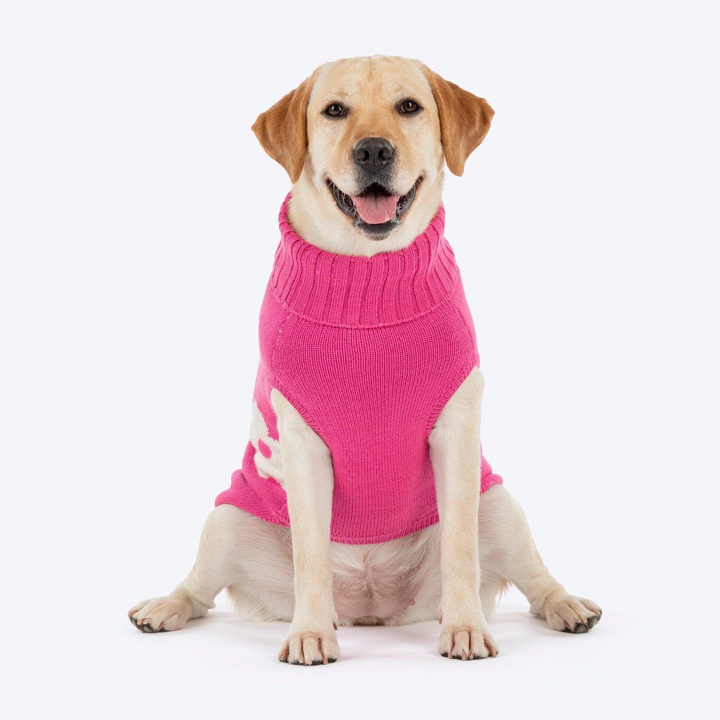 HUFT Blossom Knit Sweater For Dog - Pink - Heads Up For Tails