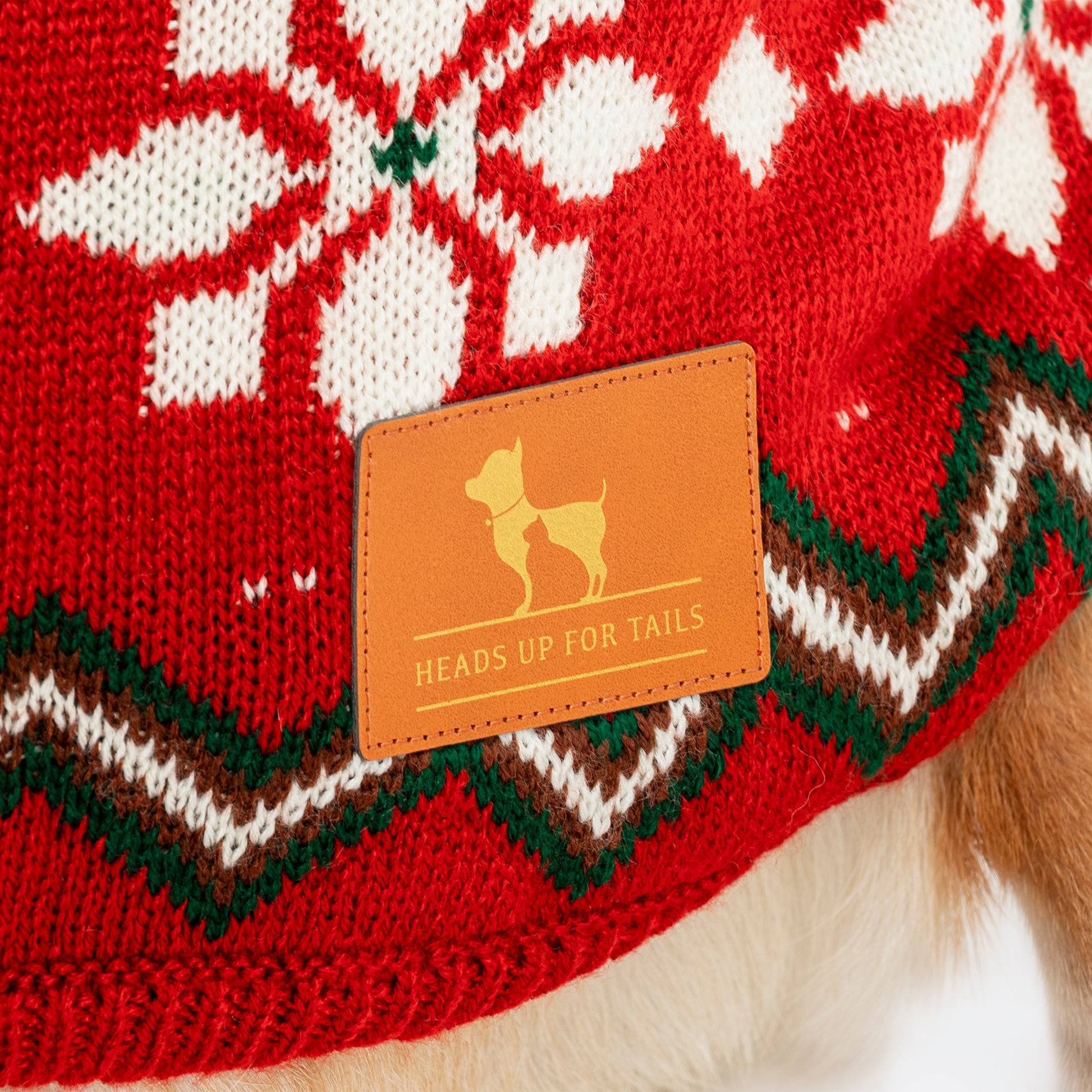 HUFT Jolly Jumper Sweater For Dog - Red - Heads Up For Tails