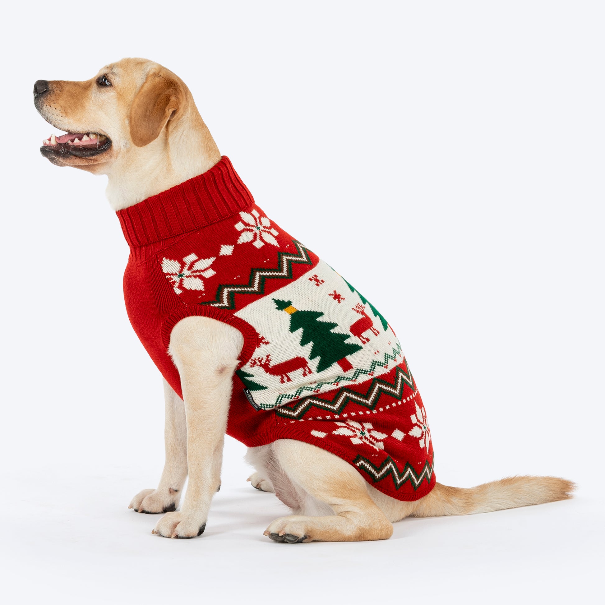 HUFT Jolly Jumper Sweater For Dog - Red - Heads Up For Tails