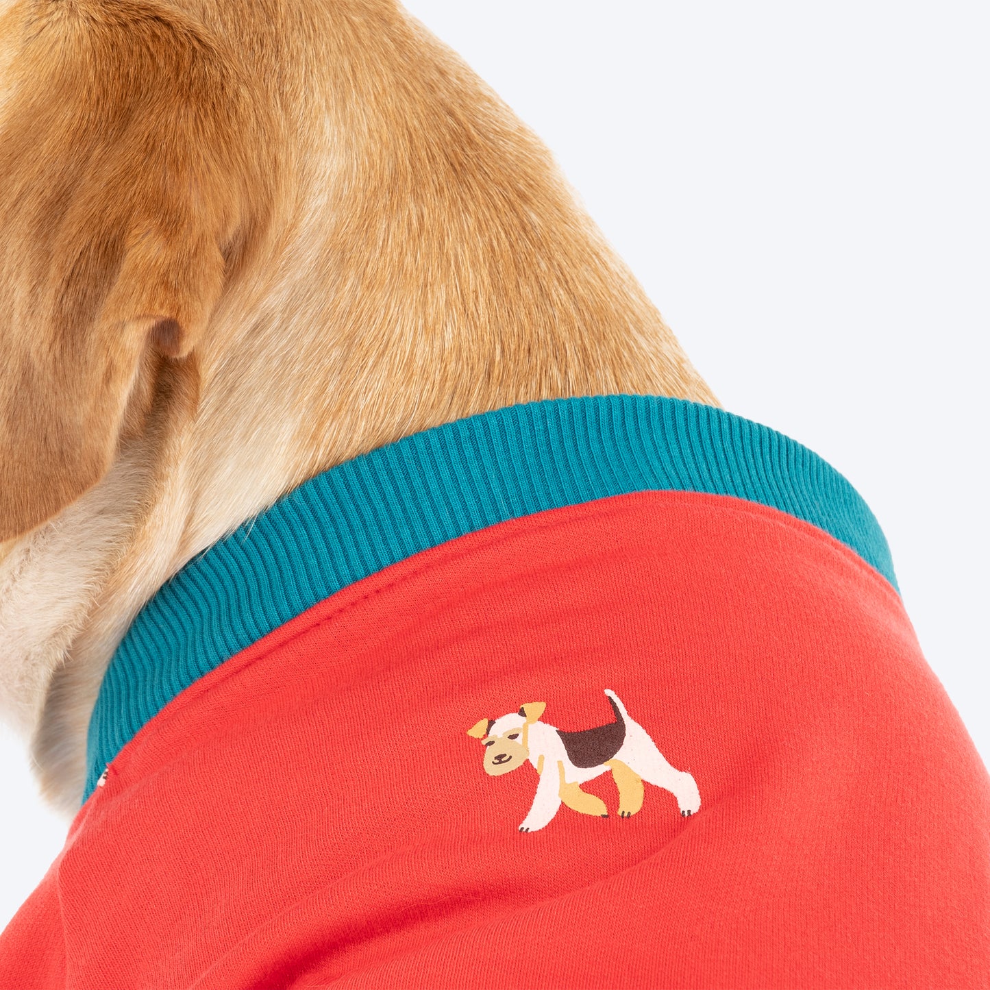 HUFT Pup Parade Sweatshirt For Big Dog - Red - Heads Up For Tails